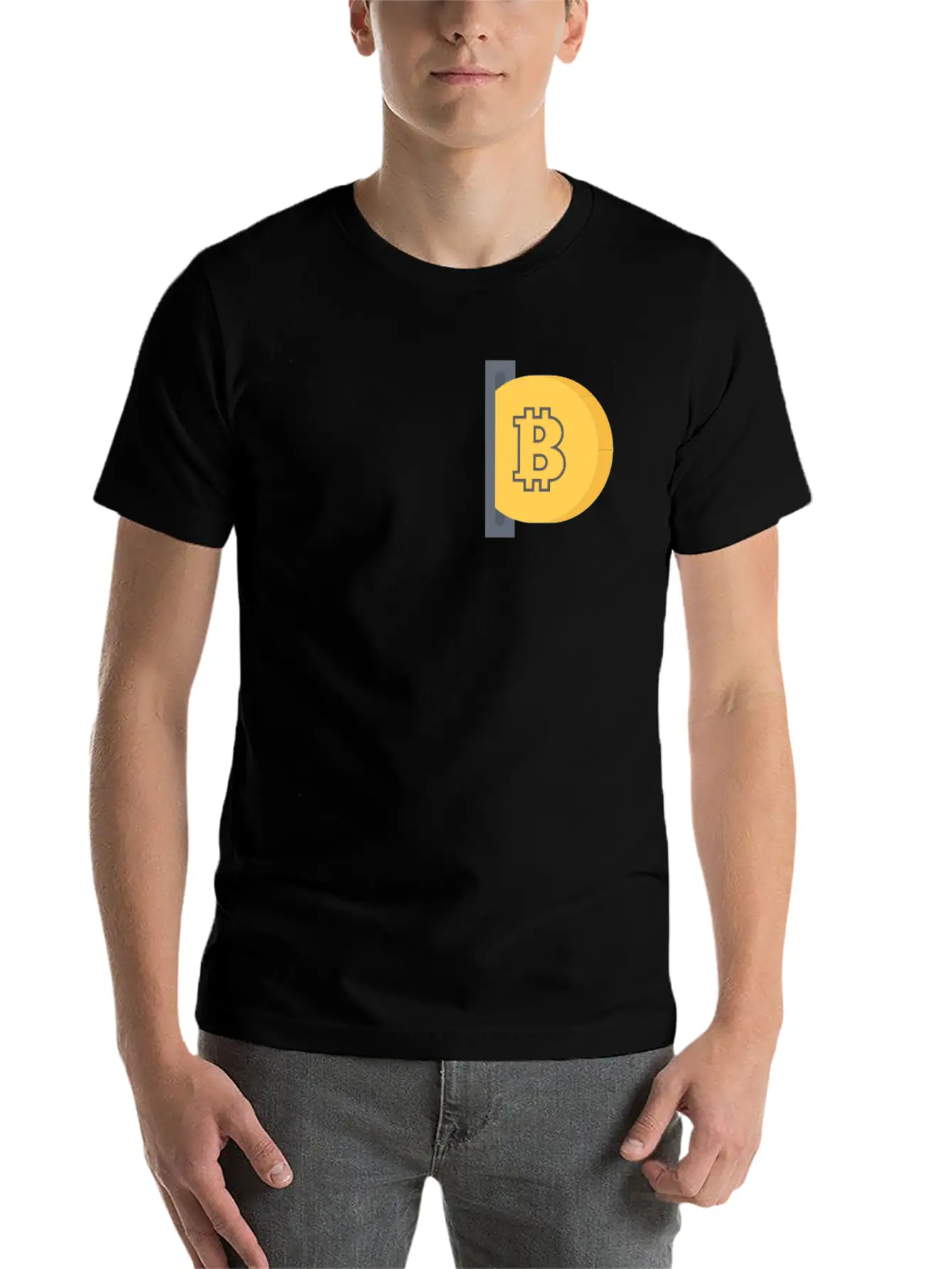 BITCOIN Stylish Everyday T-Shirt – Unisex Basic Cotton Tee