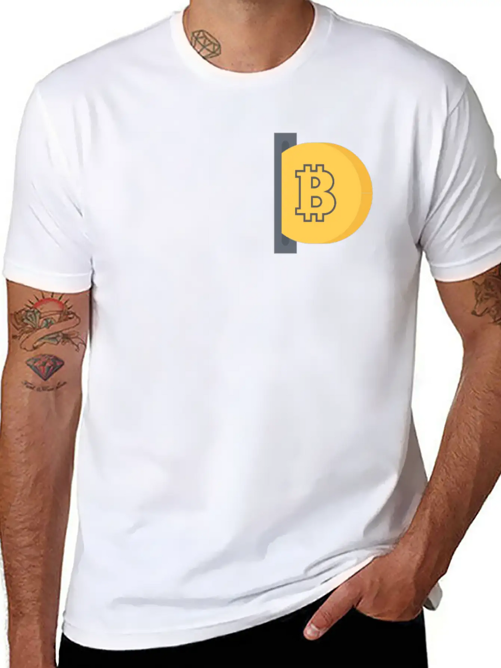 BITCOIN Stylish Everyday T-Shirt – Unisex Basic Cotton Tee