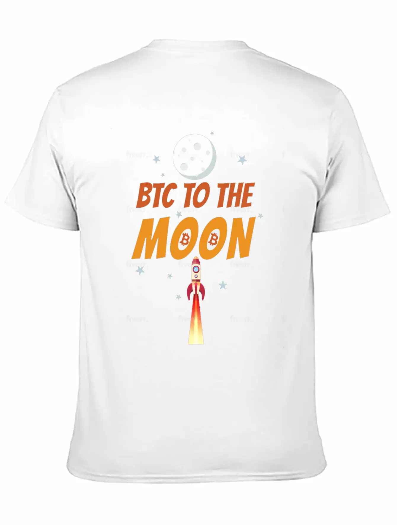 Bitcoin To The Moon Basic Graphic T-Shirt – Daily Comfort In Soft Cotton