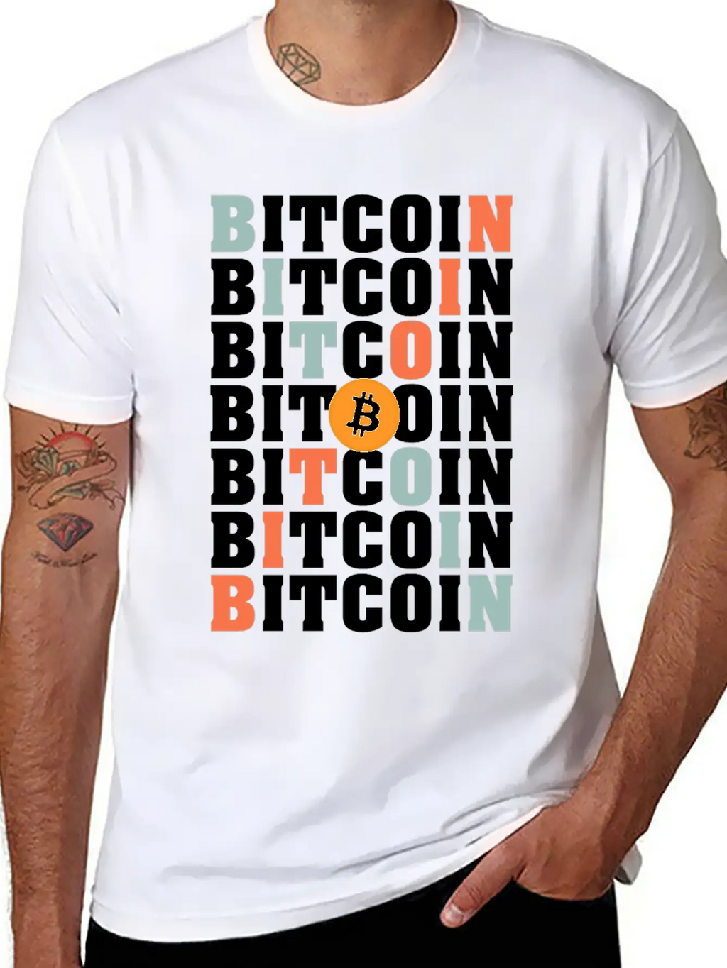 Bitcoin X Essential Cotton Tee For Daily Outfits – Unisex Style