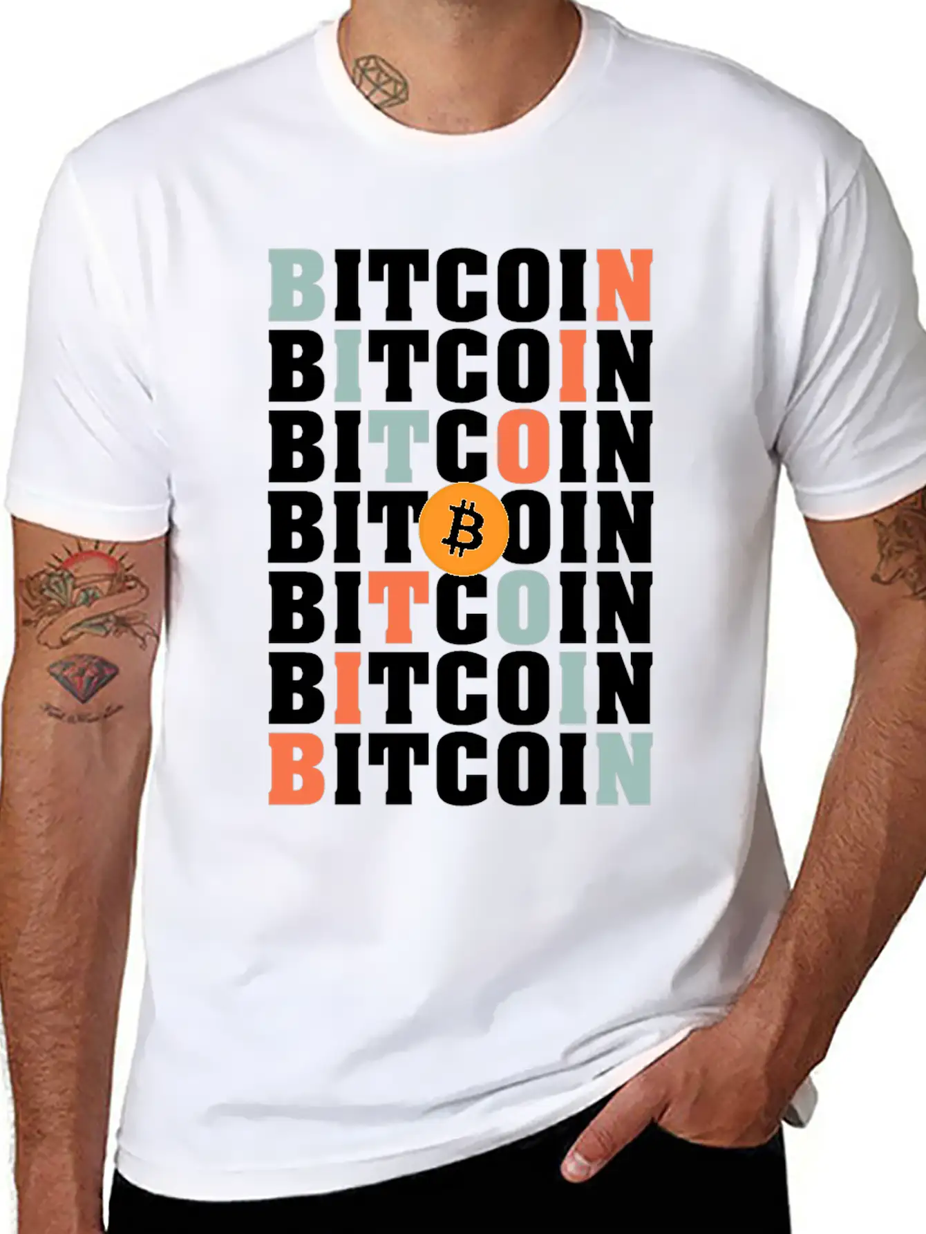 Bitcoin X Essential Cotton Tee For Daily Outfits – Unisex Style