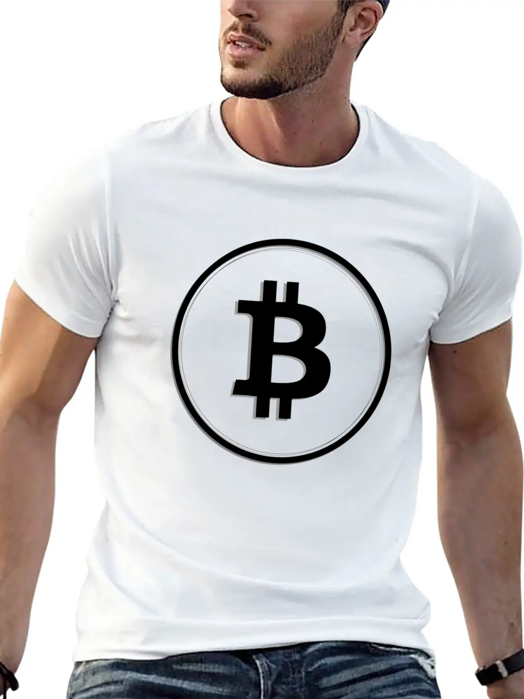 BitcoinBlackandWhite Classic Cotton Tee – Unisex Comfort For Any Season