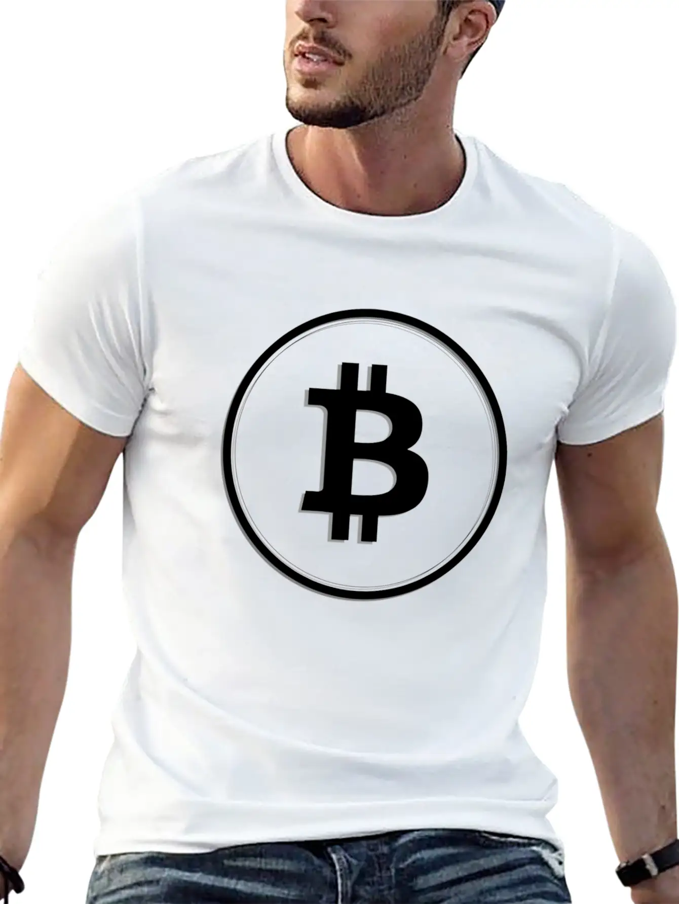 BitcoinBlackandWhite Classic Cotton Tee – Unisex Comfort For Any Season