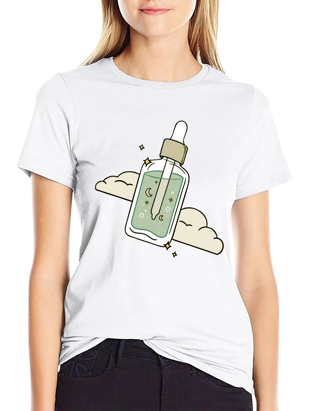 Celestial Serum Graphic Tee - Stylish & Unique!