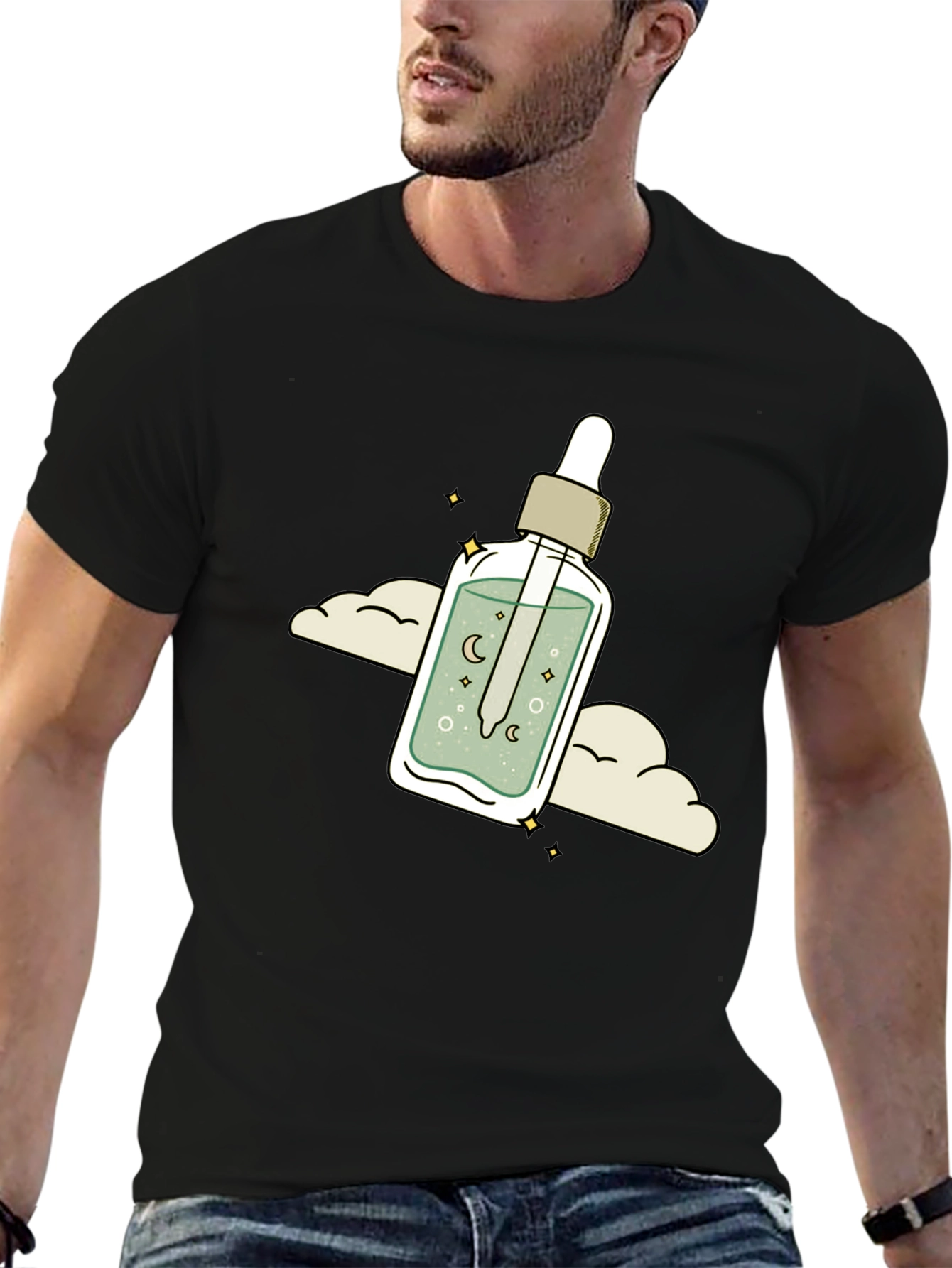 Celestial Serum Graphic Tee - Stylish & Unique!