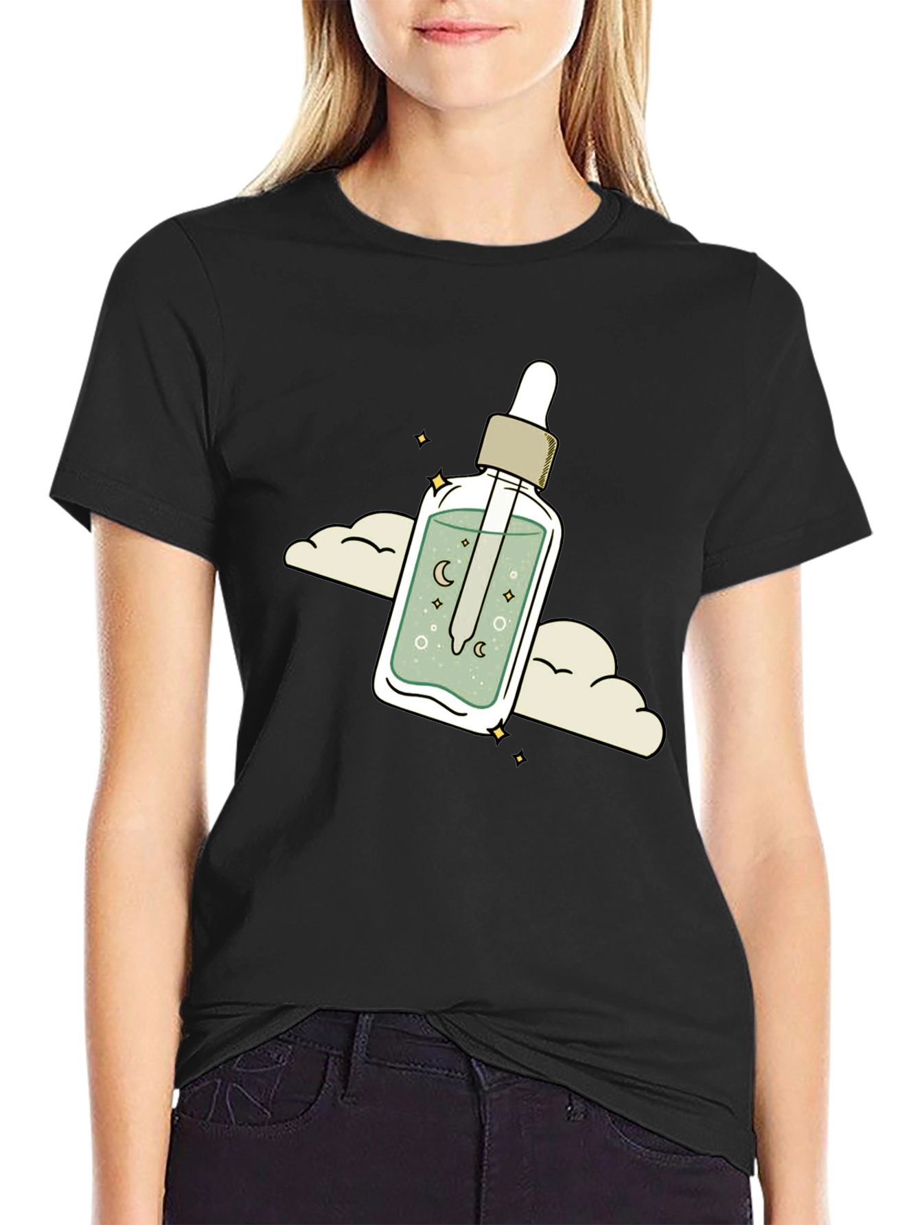 Celestial Serum Graphic Tee - Stylish & Unique!