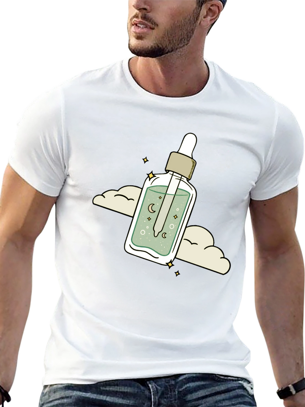 Celestial Serum Graphic Tee - Stylish & Unique!