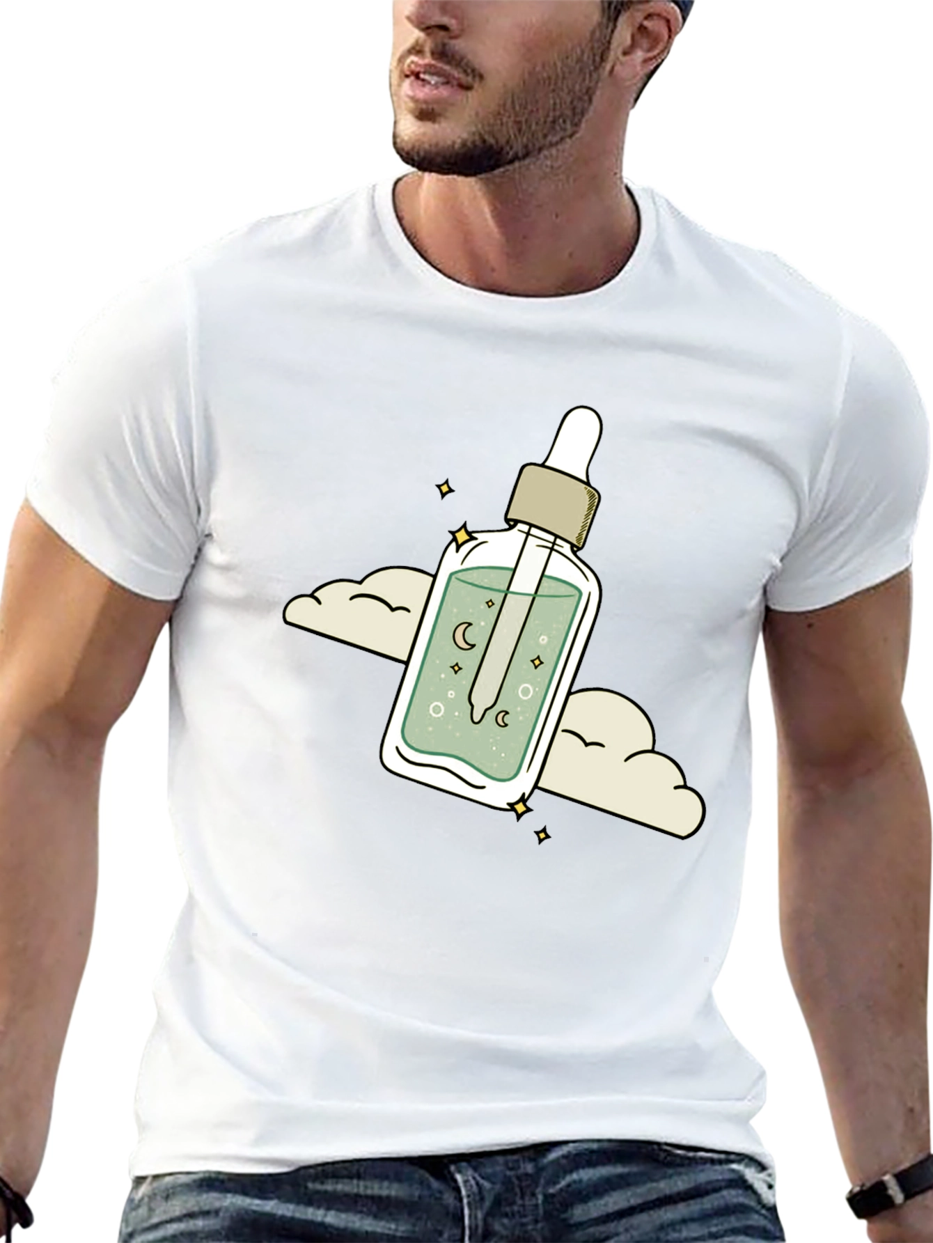 Celestial Serum Graphic Tee - Stylish & Unique!