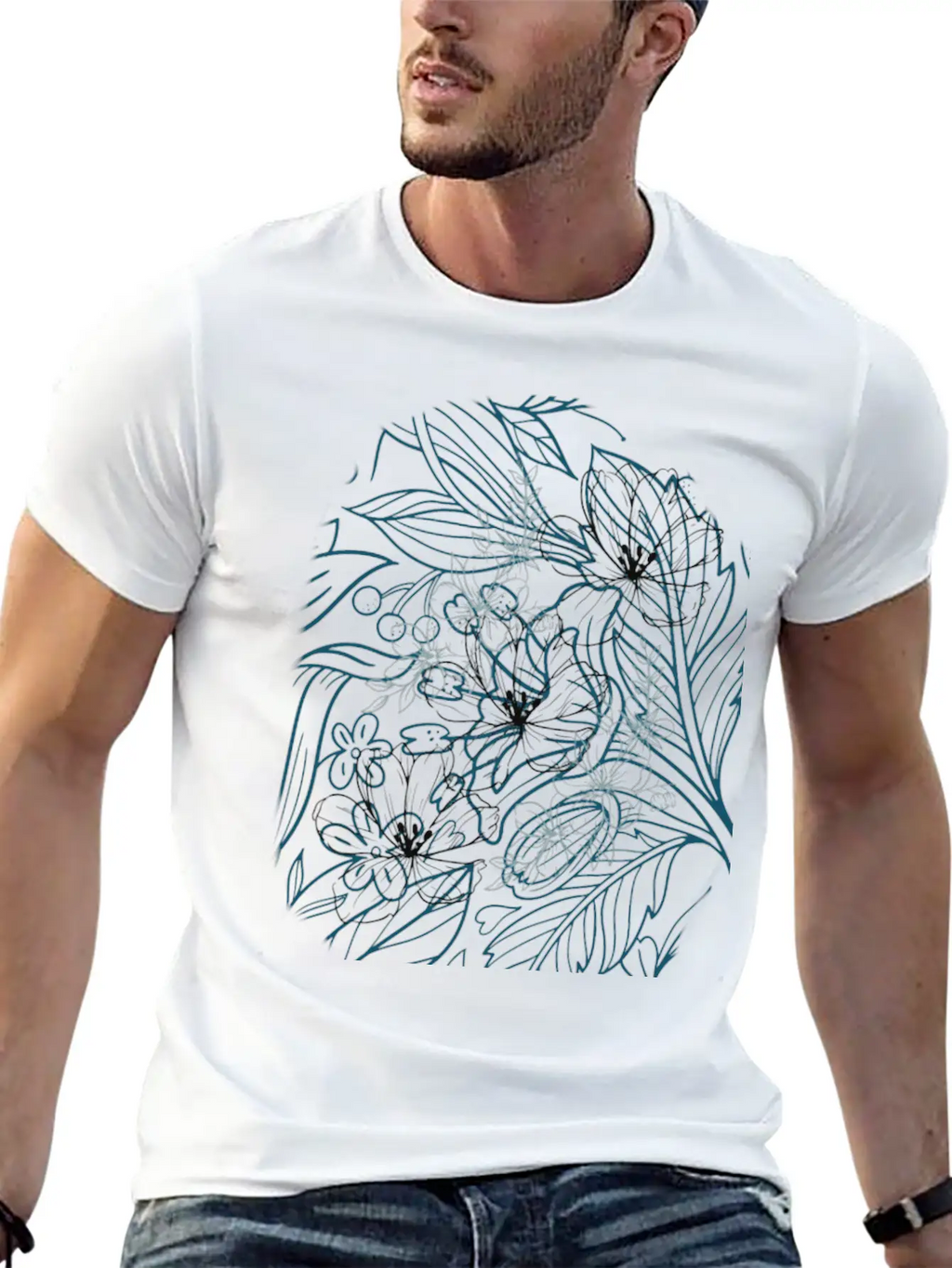 Blüte Blossom By SIMPLEbutBtiFUL Stylish Everyday T-Shirt – Unisex Basic Cotton Tee