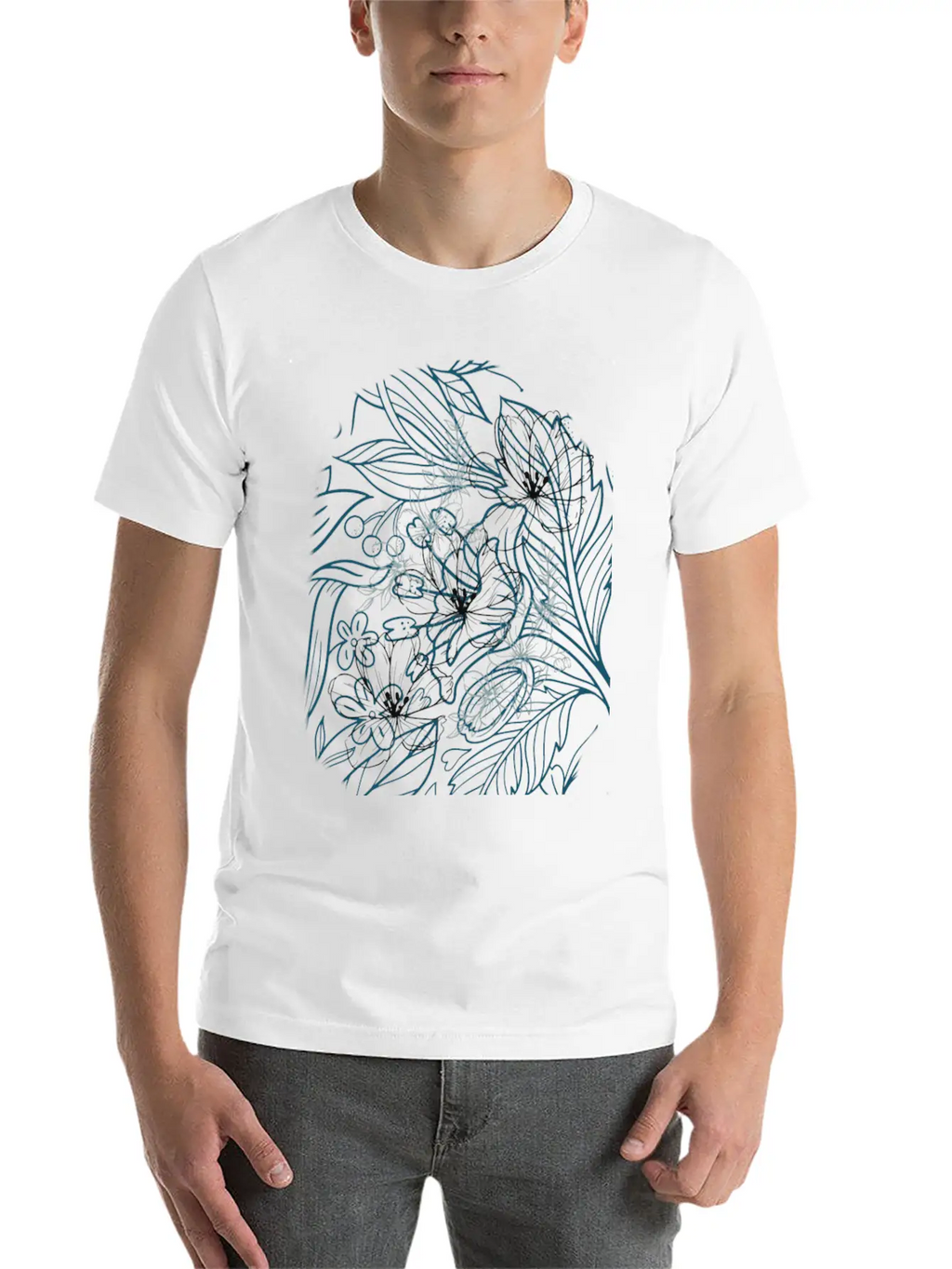 Blüte Blossom By SIMPLEbutBtiFUL Stylish Everyday T-Shirt – Unisex Basic Cotton Tee