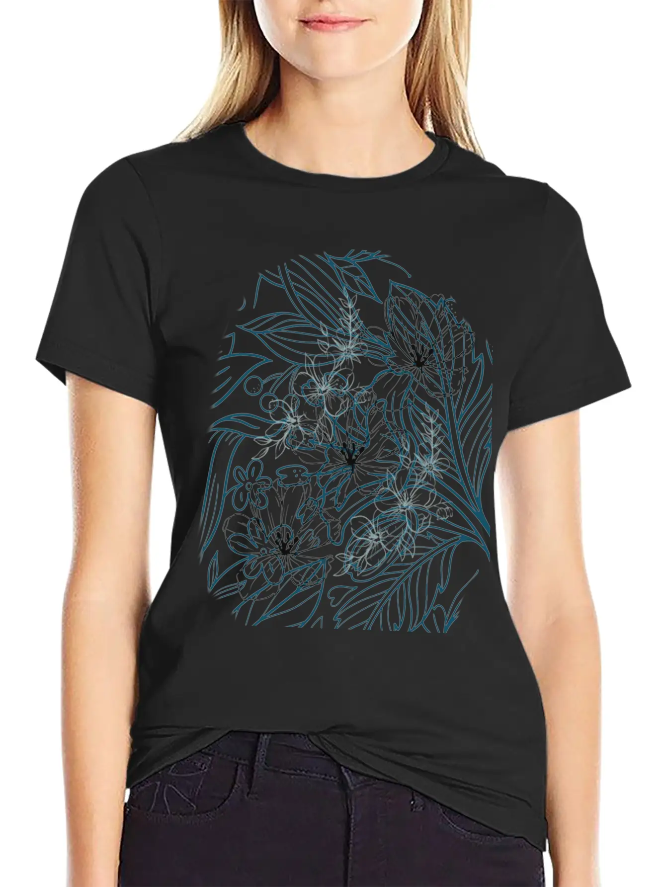 Blüte Blossom By SIMPLEbutBtiFUL Stylish Everyday T-Shirt – Unisex Basic Cotton Tee