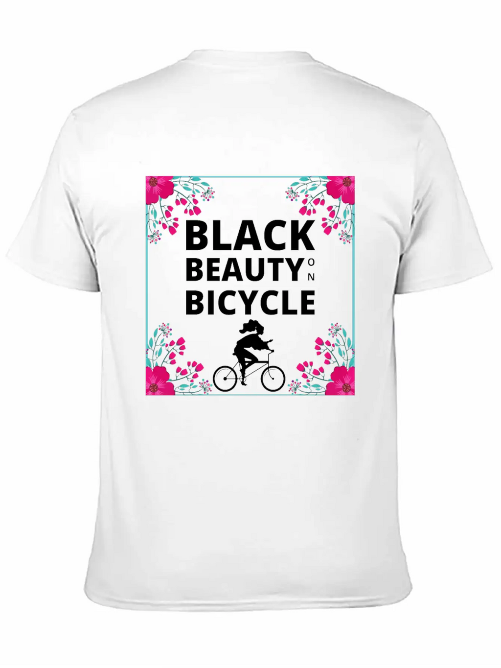 Black Beauty On Bicycle Timeless Short Sleeve Tee – Comfy And Minimalist Design