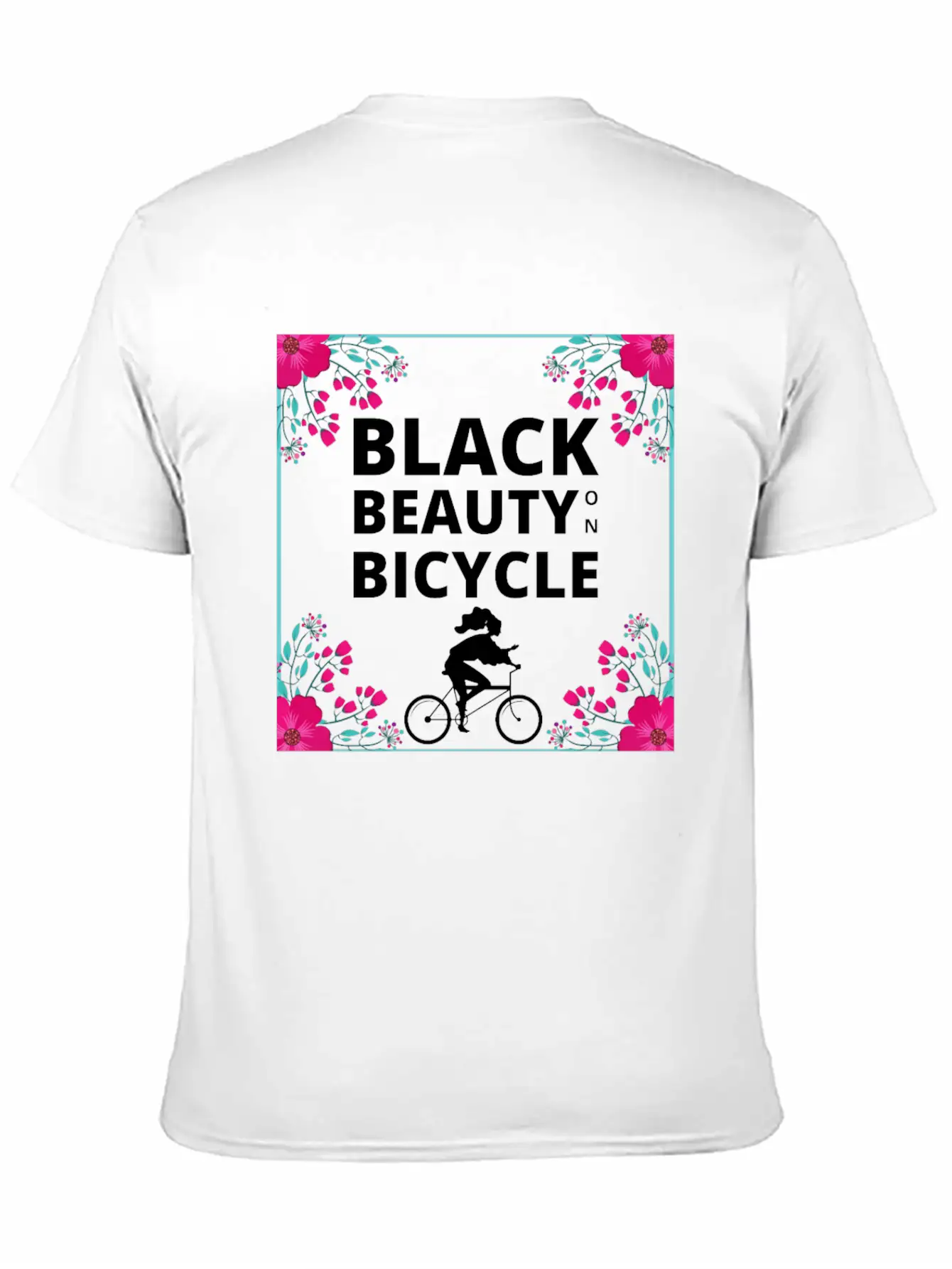 Black Beauty On Bicycle Timeless Short Sleeve Tee – Comfy And Minimalist Design