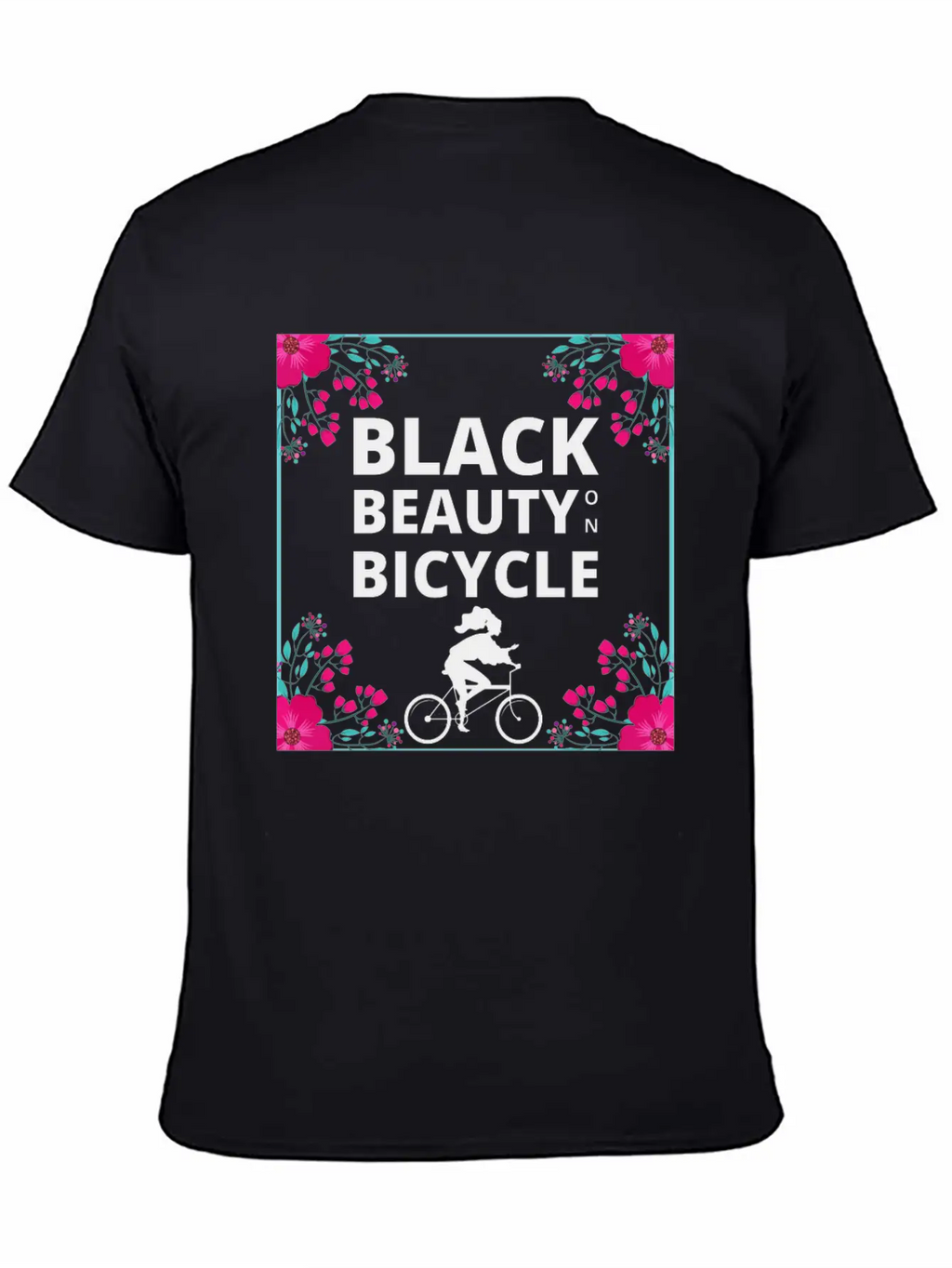 Black Beauty On Bicycle Timeless Short Sleeve Tee – Comfy And Minimalist Design