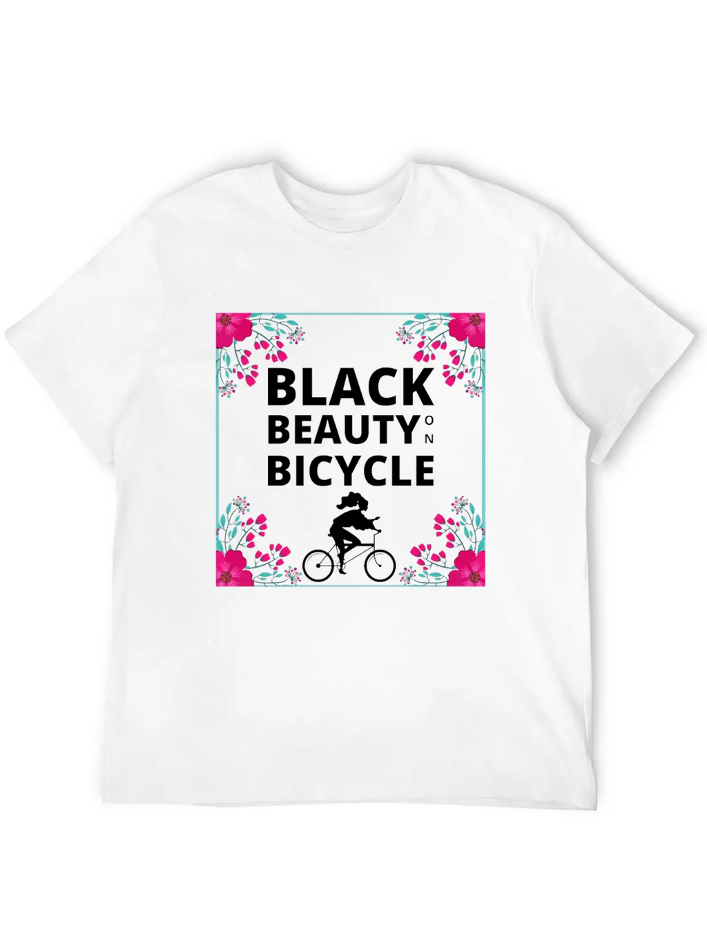 Black Beauty On Bicycle Timeless Short Sleeve Tee – Comfy And Minimalist Design