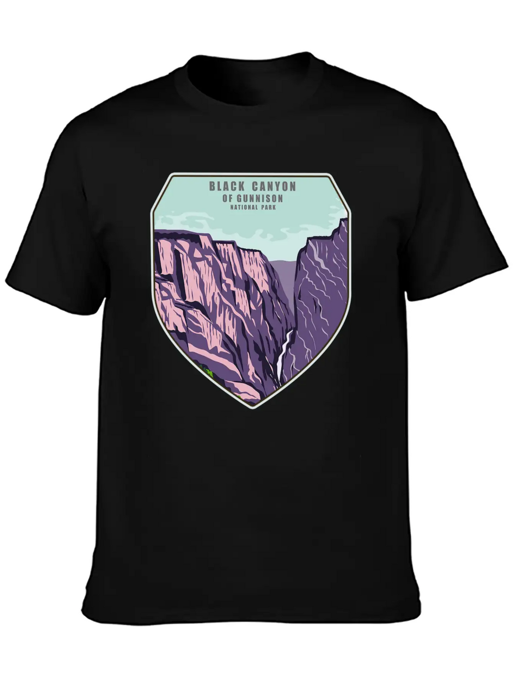 Black Canyon National Park Unisex Casual T-Shirt – Clean Design For Daily Comfort