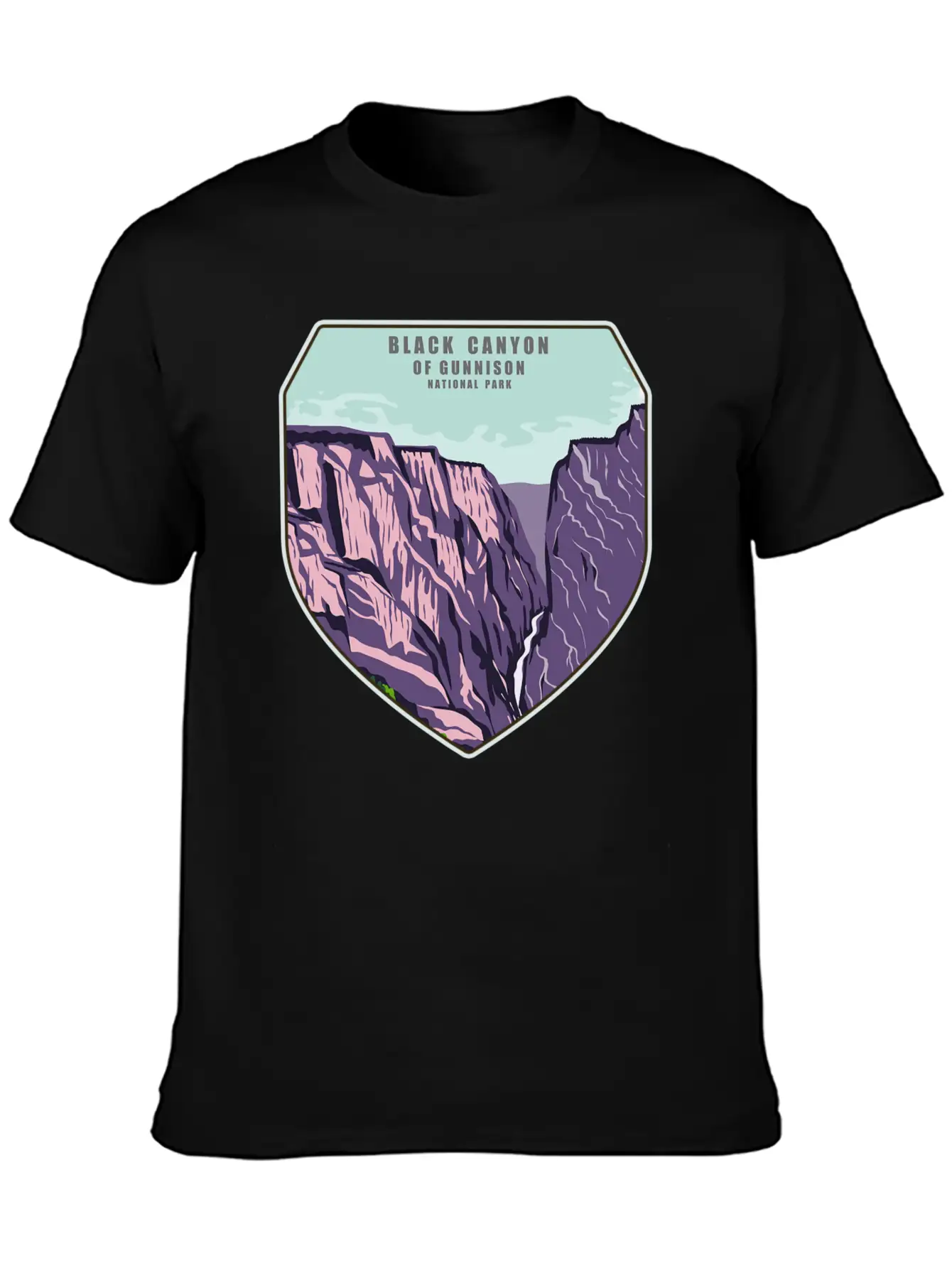 Black Canyon National Park Unisex Casual T-Shirt – Clean Design For Daily Comfort