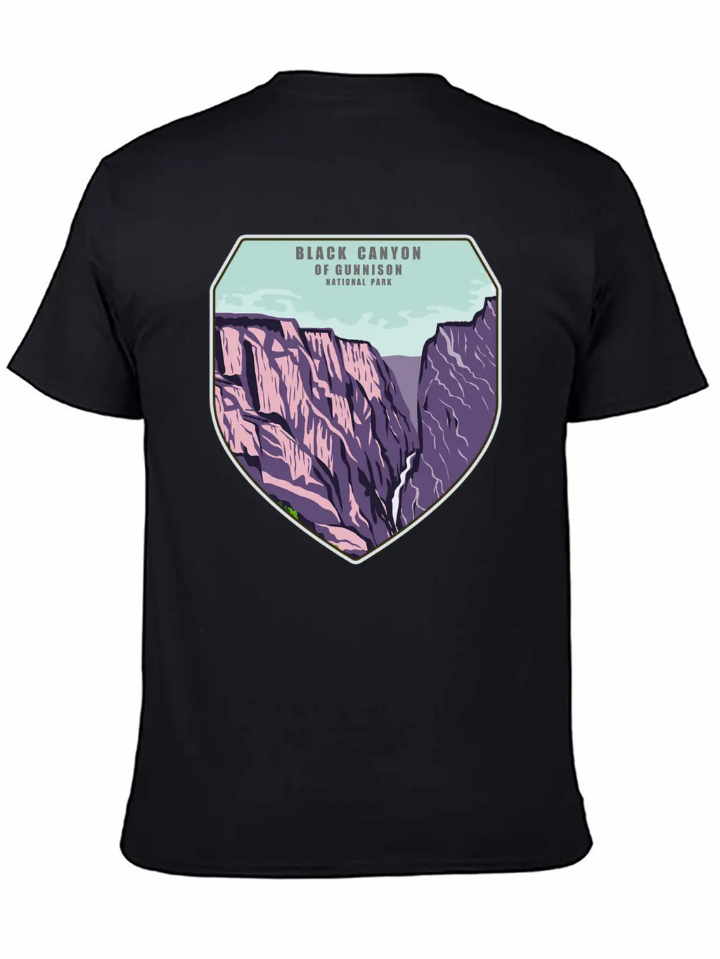 Black Canyon National Park Unisex Casual T-Shirt – Clean Design For Daily Comfort