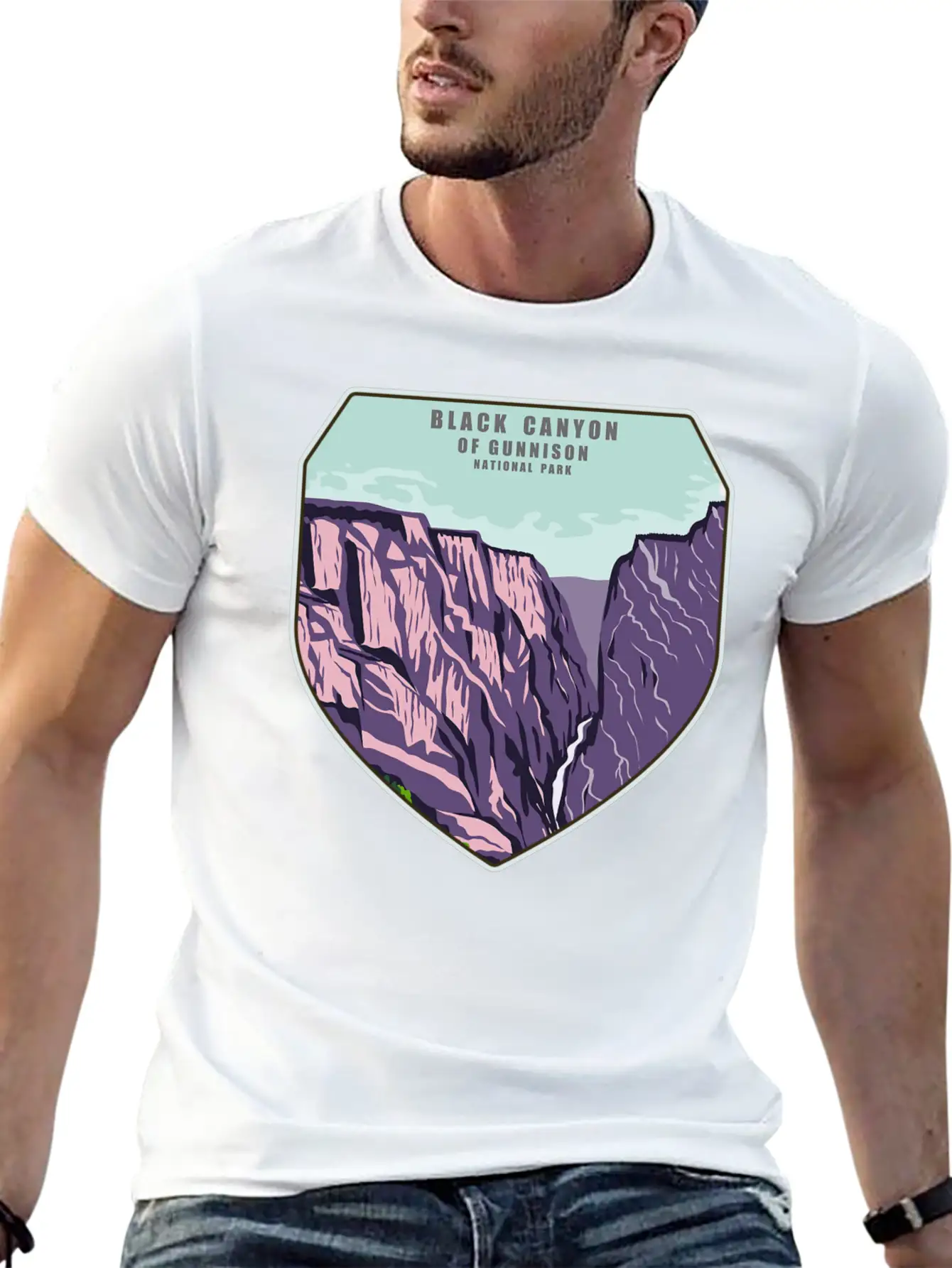 Black Canyon National Park Unisex Casual T-Shirt – Clean Design For Daily Comfort
