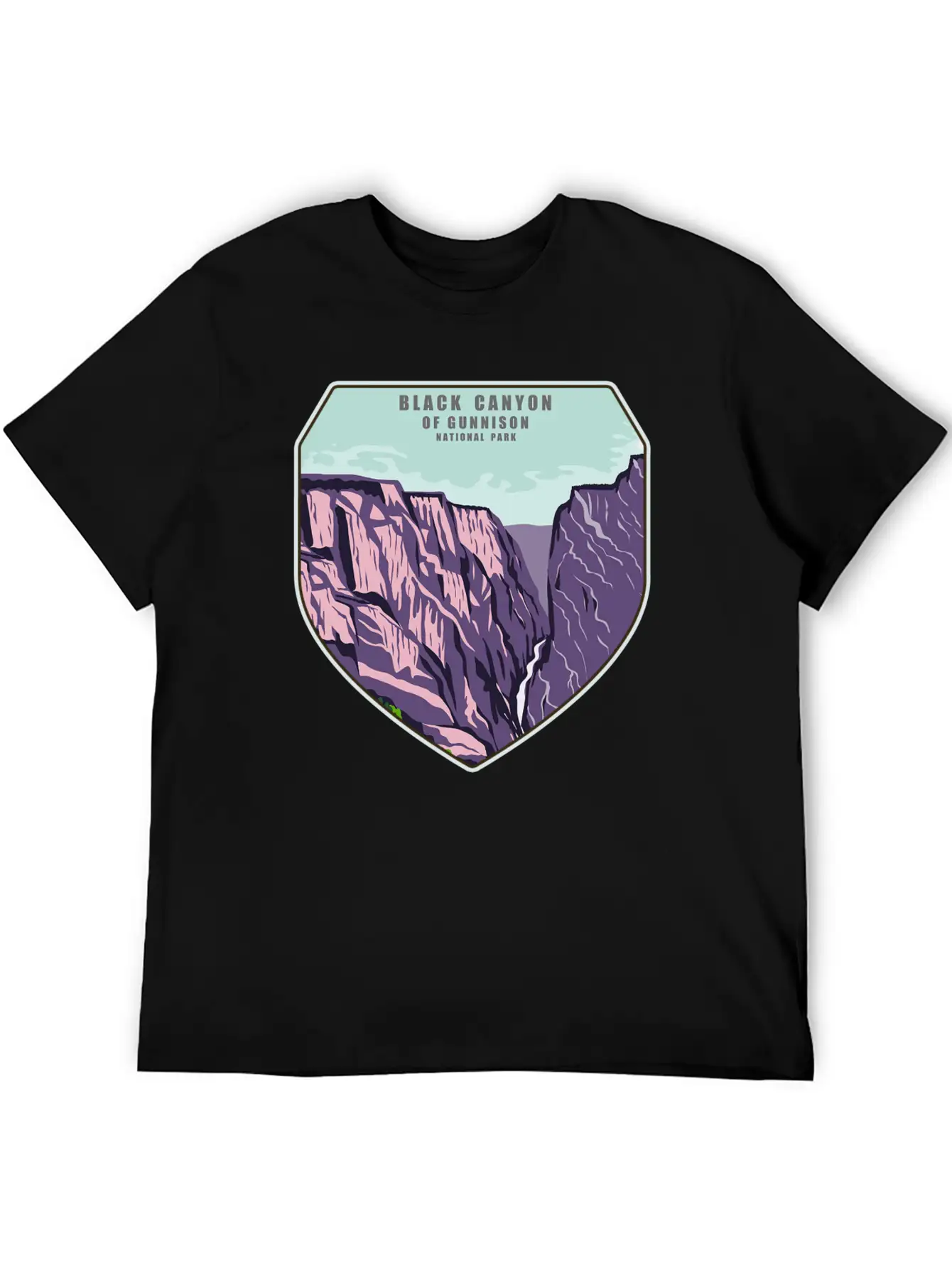 Black Canyon National Park Unisex Casual T-Shirt – Clean Design For Daily Comfort
