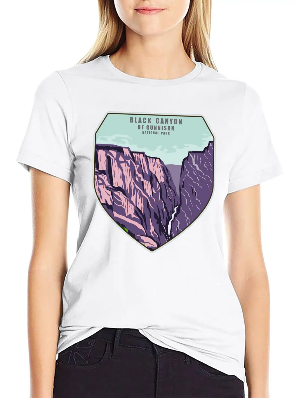 Black Canyon National Park Unisex Casual T-Shirt – Clean Design For Daily Comfort
