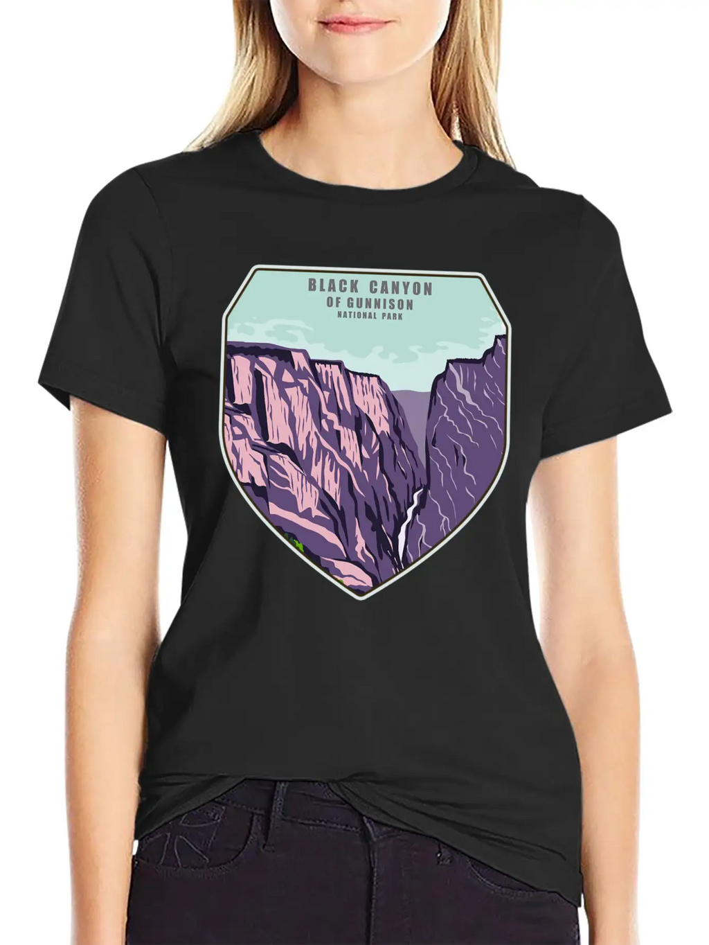 Black Canyon National Park Unisex Casual T-Shirt – Clean Design For Daily Comfort