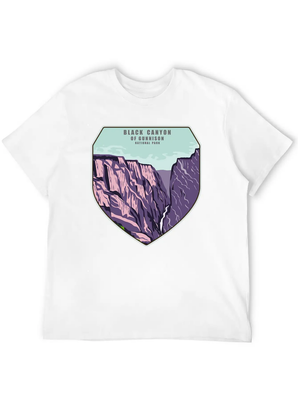 Black Canyon National Park Unisex Casual T-Shirt – Clean Design For Daily Comfort