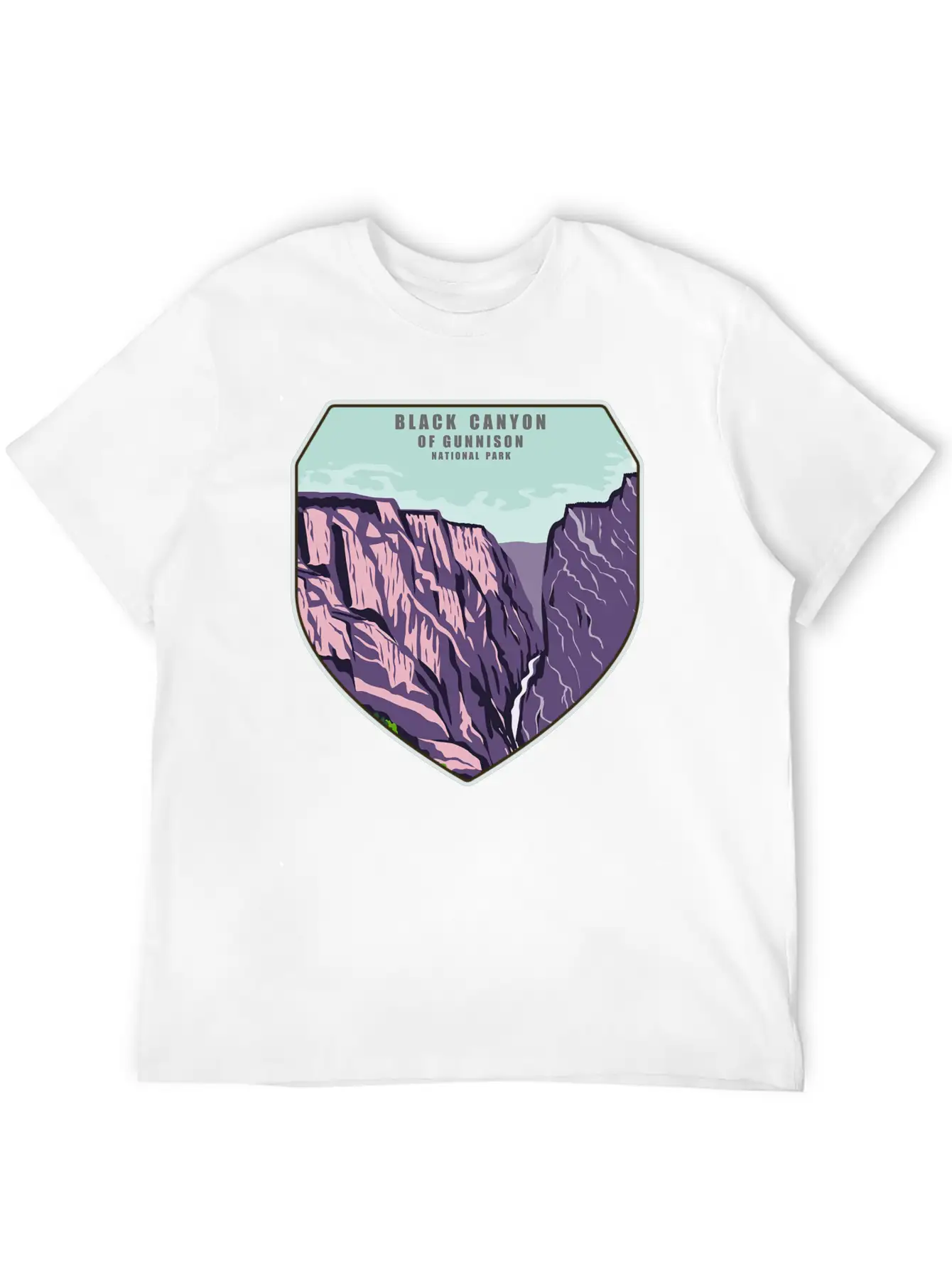Black Canyon National Park Unisex Casual T-Shirt – Clean Design For Daily Comfort