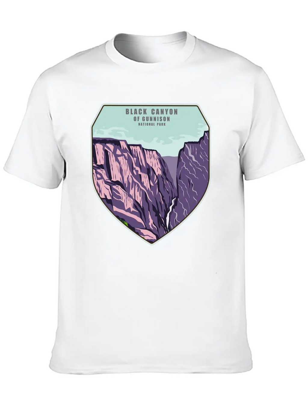 Black Canyon National Park Unisex Casual T-Shirt – Clean Design For Daily Comfort