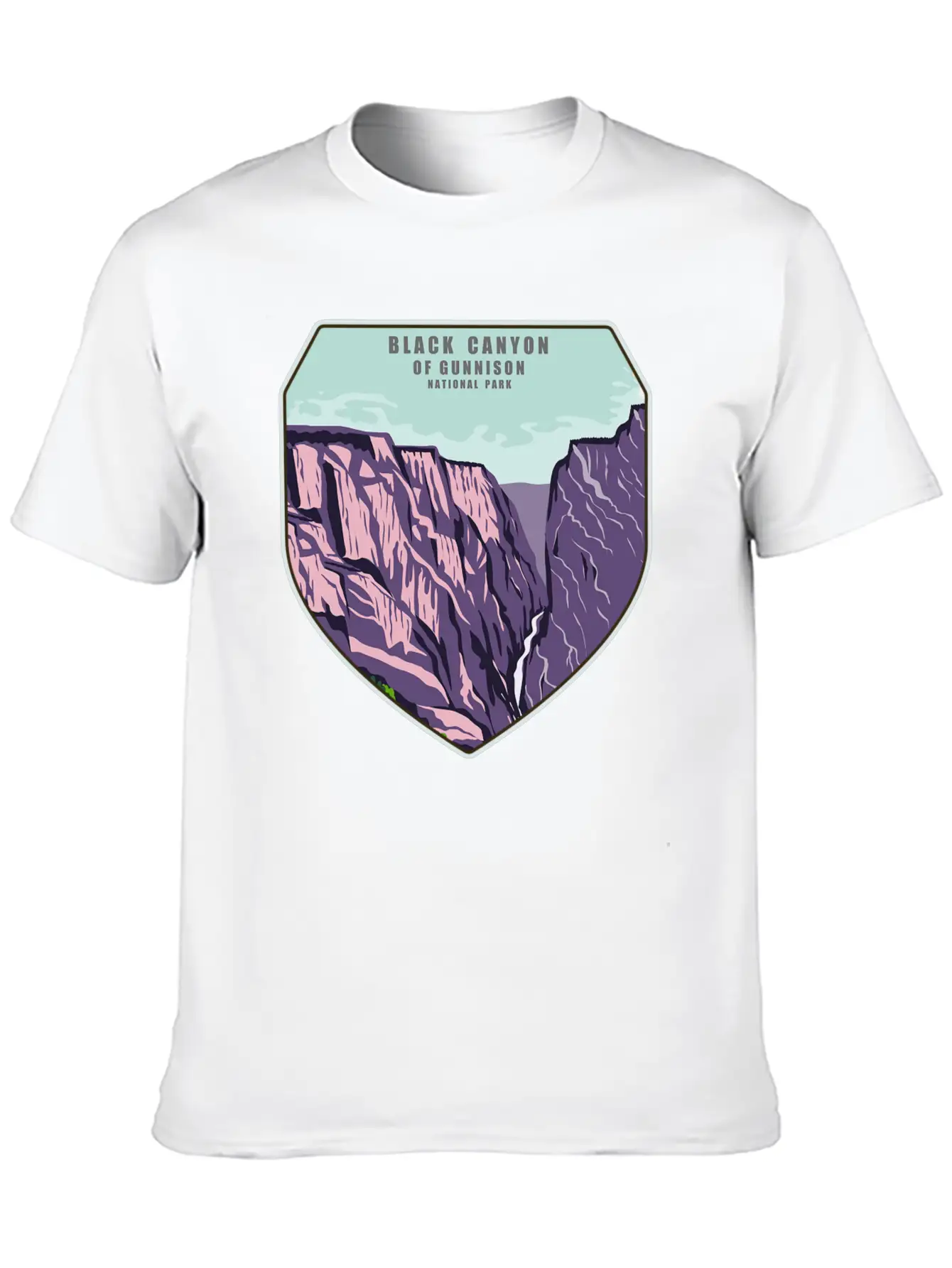 Black Canyon National Park Unisex Casual T-Shirt – Clean Design For Daily Comfort