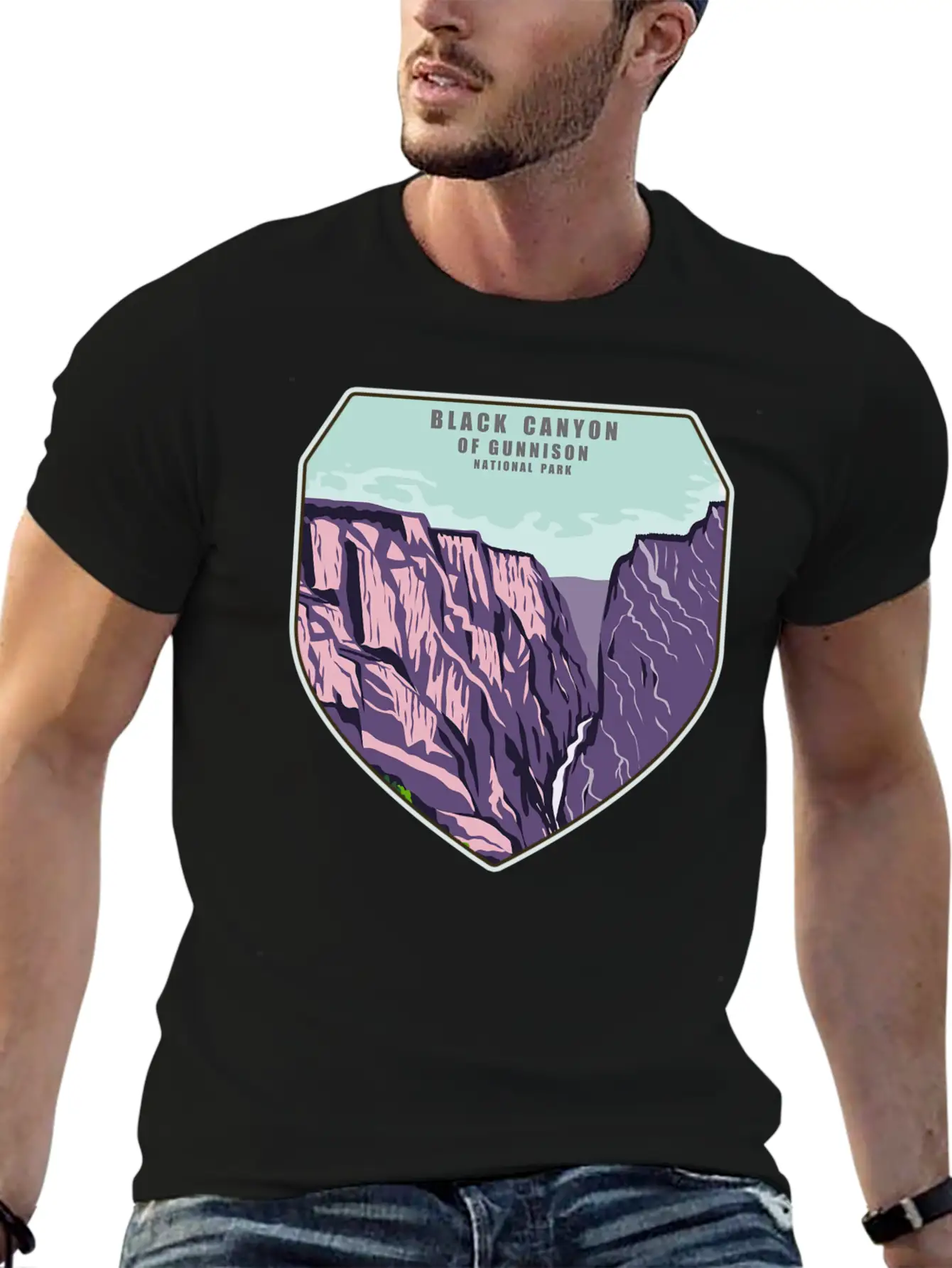 Black Canyon National Park Unisex Casual T-Shirt – Clean Design For Daily Comfort