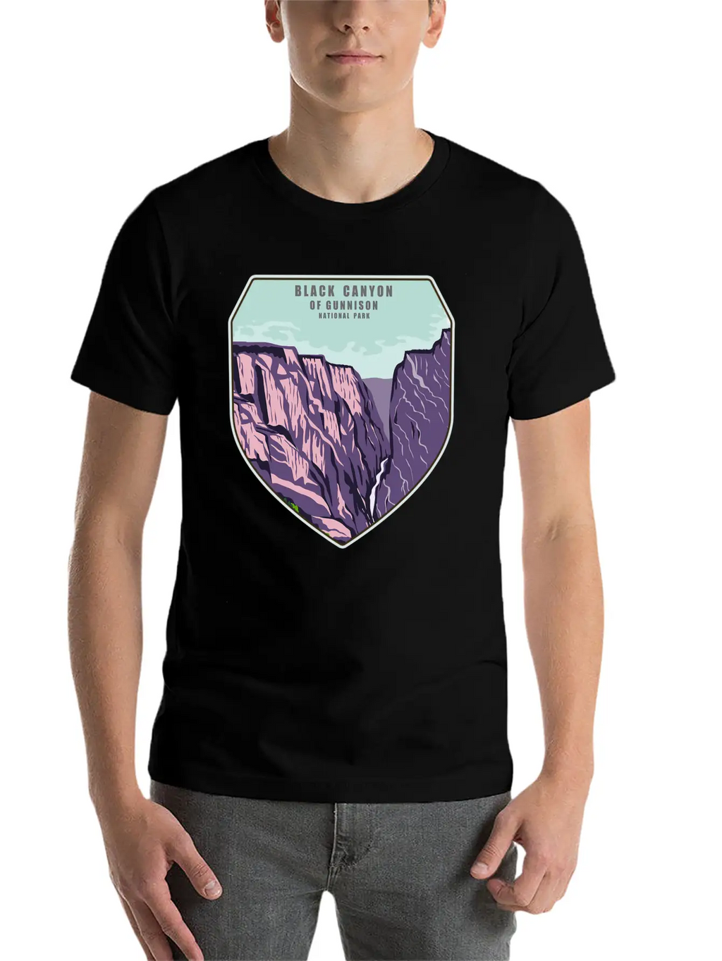 Black Canyon National Park Unisex Casual T-Shirt – Clean Design For Daily Comfort