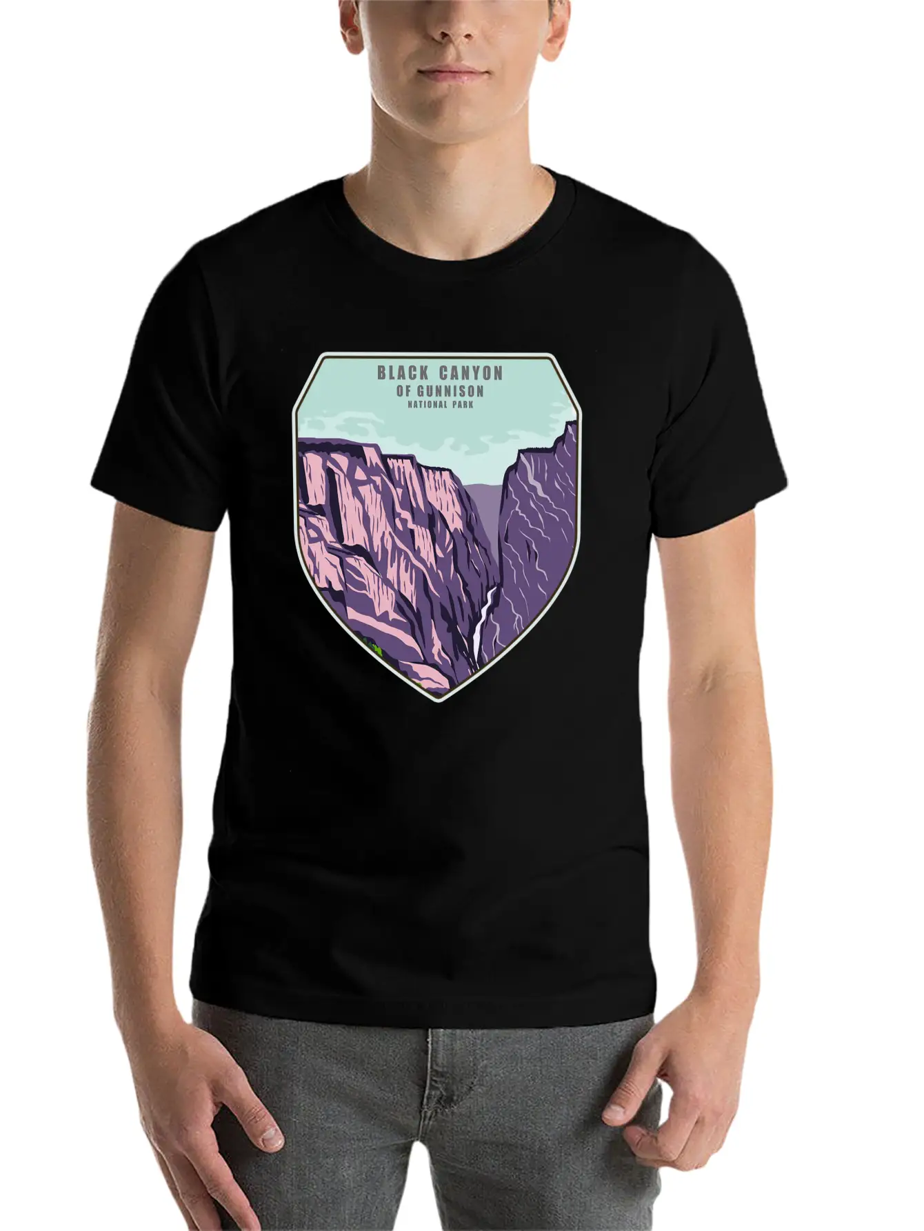 Black Canyon National Park Unisex Casual T-Shirt – Clean Design For Daily Comfort