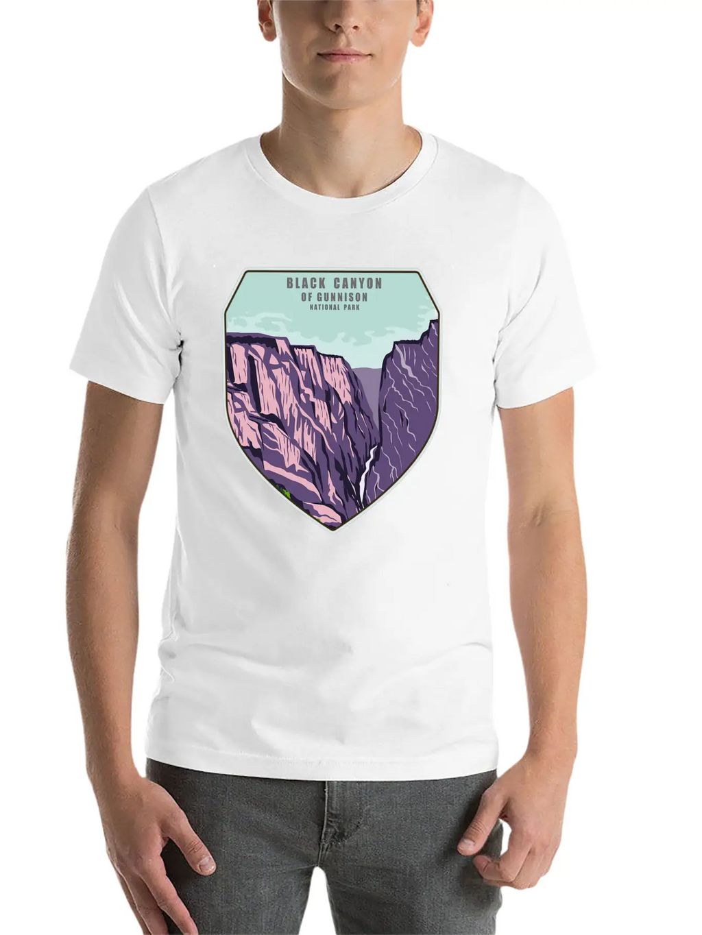 Black Canyon National Park Unisex Casual T-Shirt – Clean Design For Daily Comfort