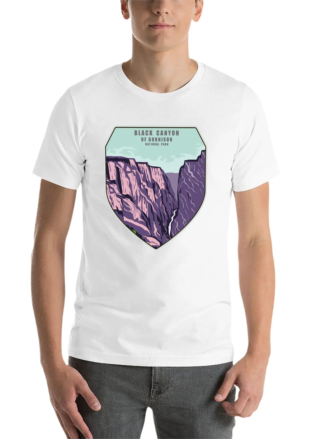 Black Canyon National Park Unisex Casual T-Shirt – Clean Design For Daily Comfort