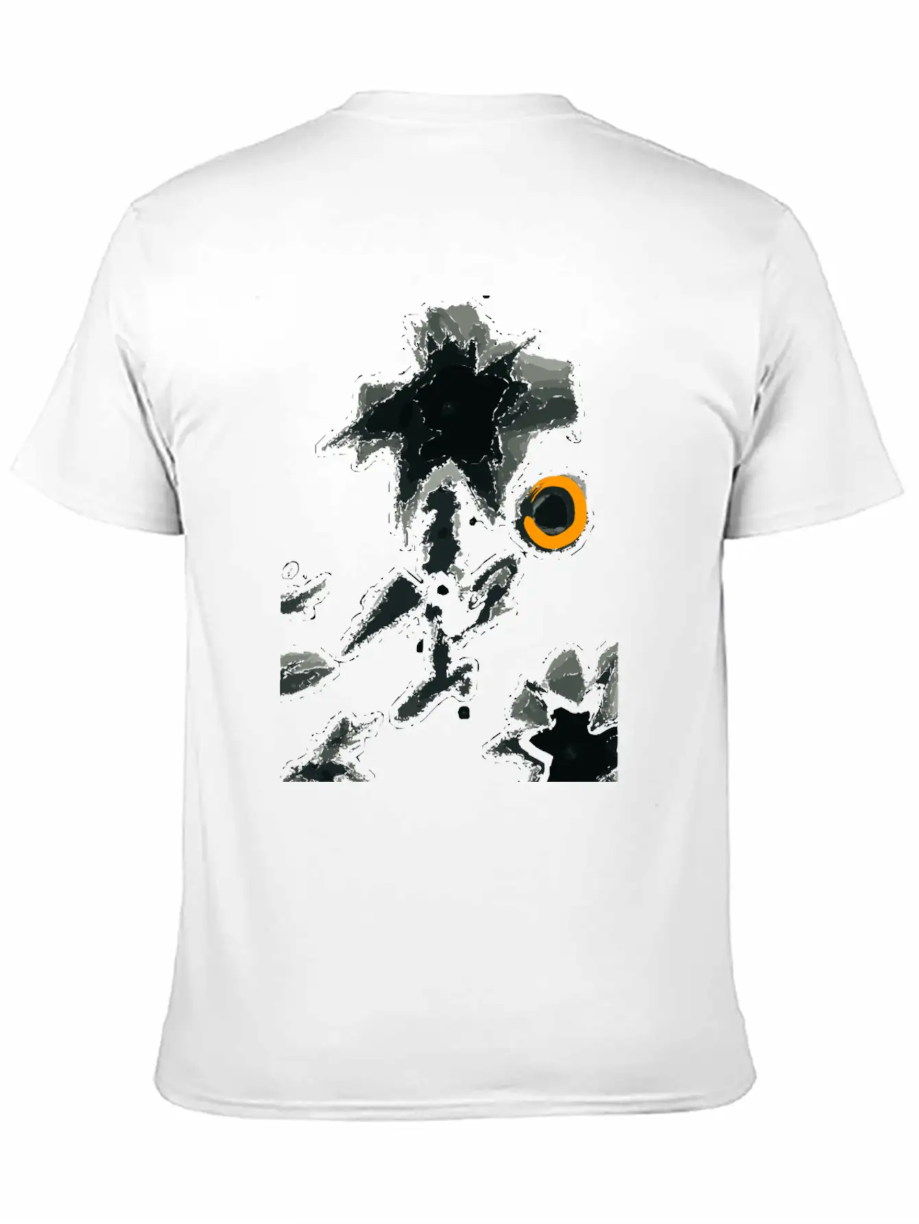 Black Flower Classic Cotton Tee – Unisex Comfort For Any Season