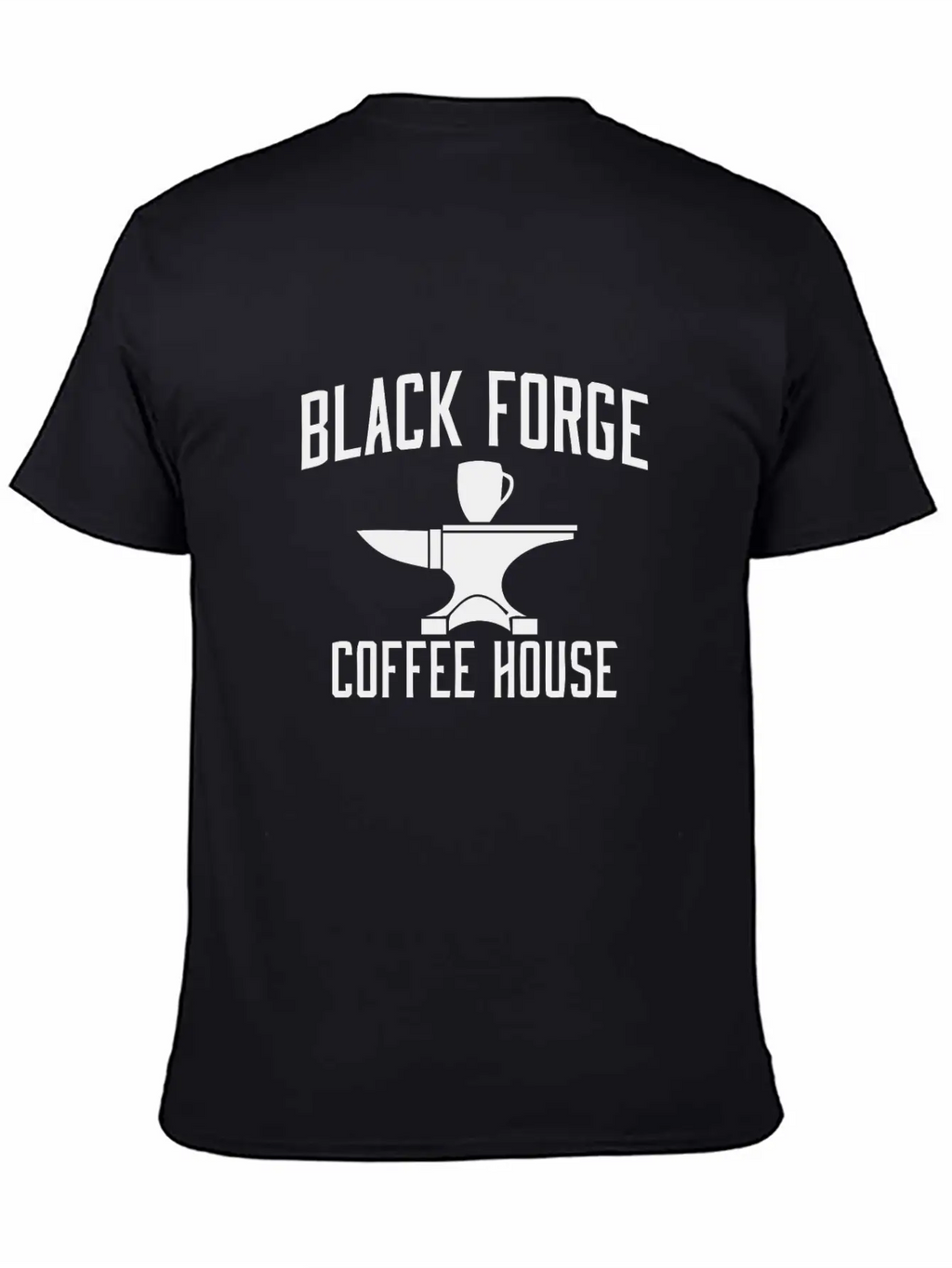 BLACK FORGE COFFE HOUSE Breathable Graphic T-Shirt – Perfect For Casual Days
