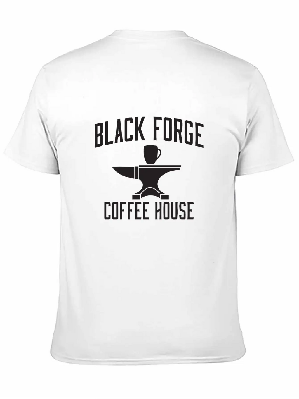 BLACK FORGE COFFE HOUSE Breathable Graphic T-Shirt – Perfect For Casual Days
