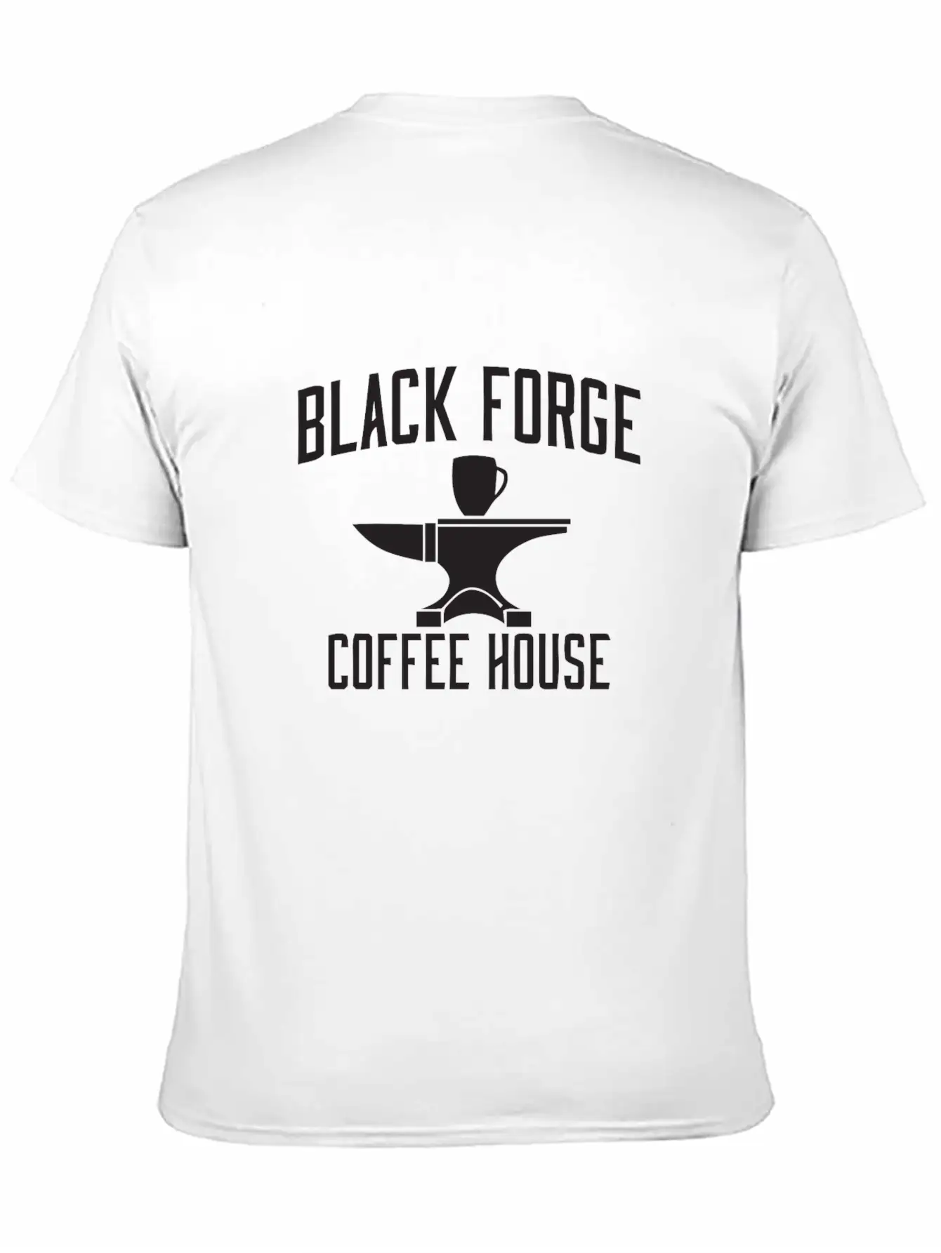 BLACK FORGE COFFE HOUSE Breathable Graphic T-Shirt – Perfect For Casual Days
