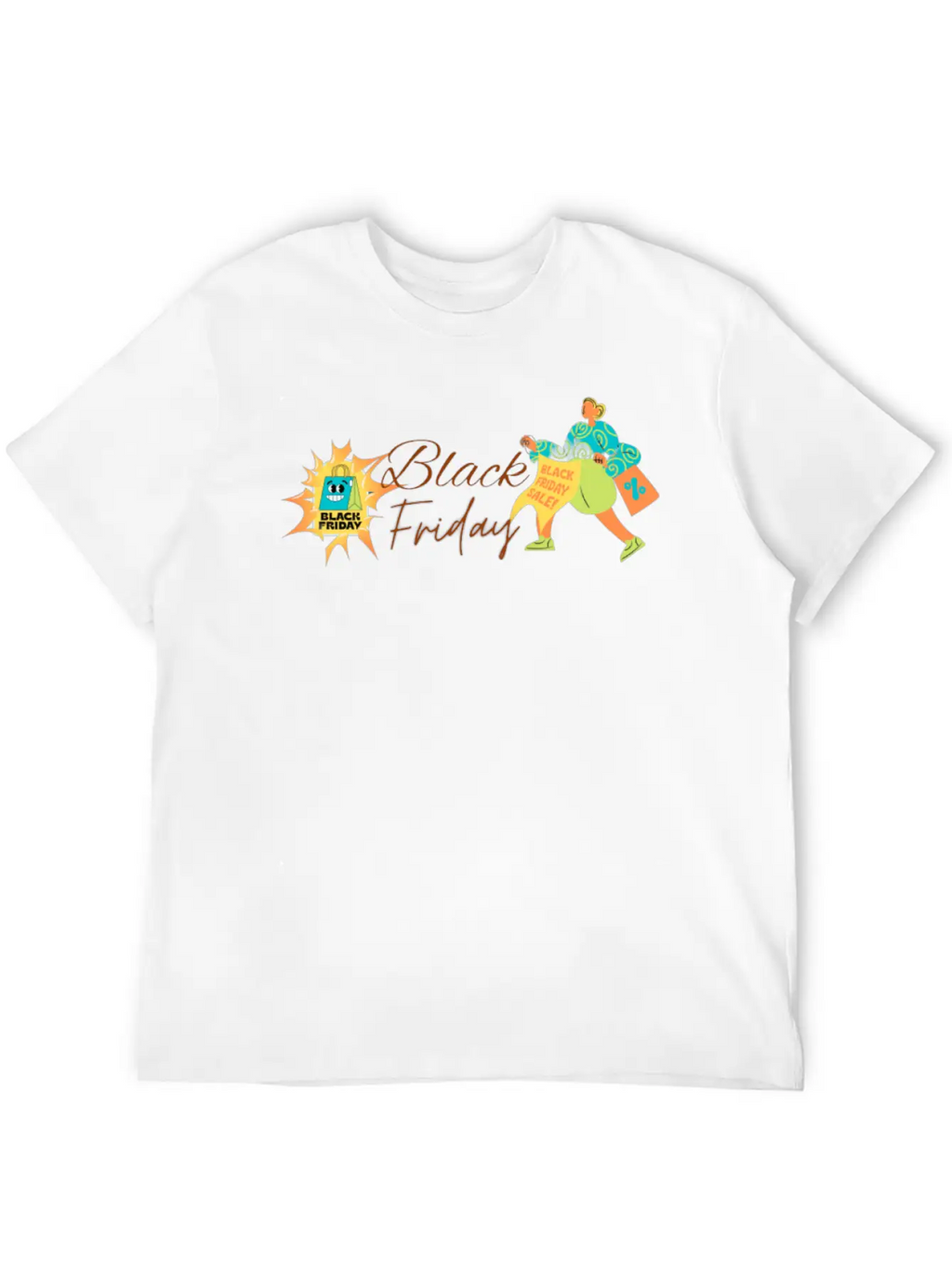 BLACK FRIDAY Breathable Graphic T-Shirt – Perfect For Casual Days
