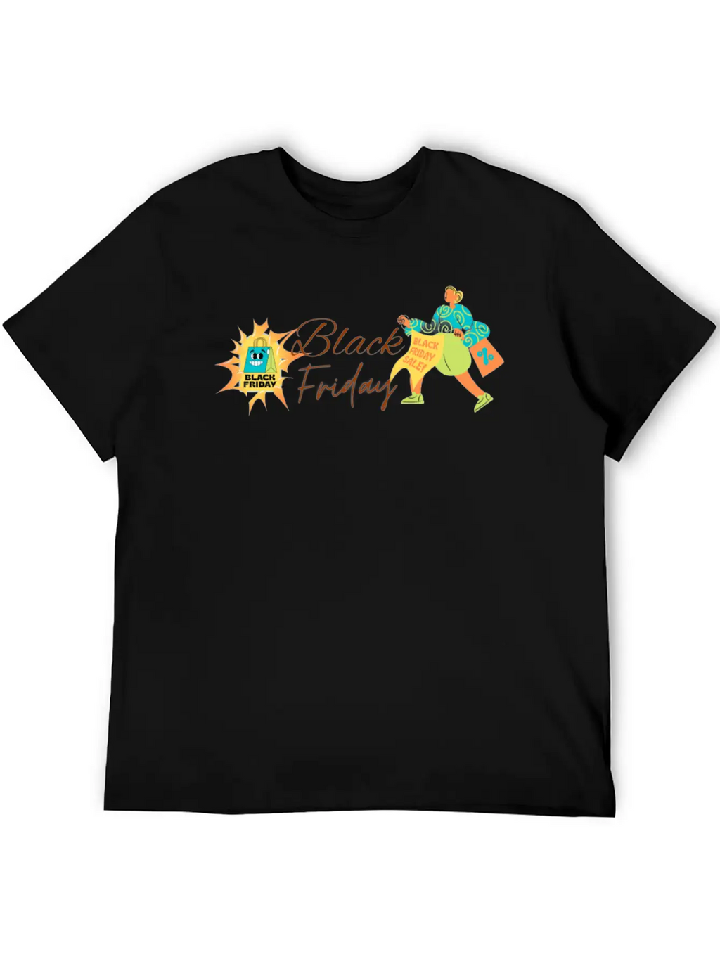 BLACK FRIDAY Breathable Graphic T-Shirt – Perfect For Casual Days