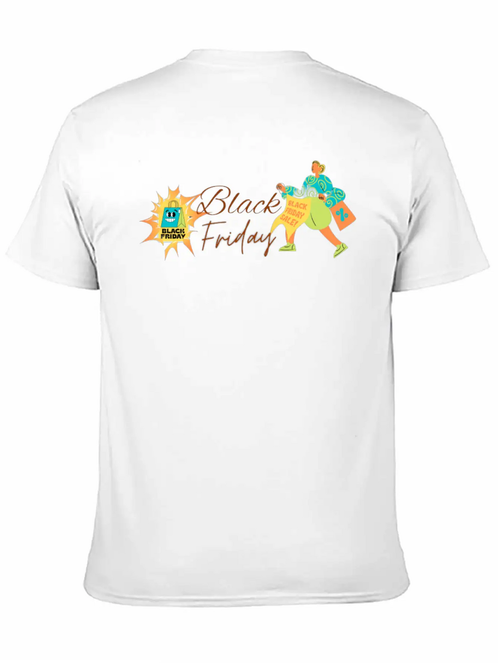 BLACK FRIDAY Breathable Graphic T-Shirt – Perfect For Casual Days