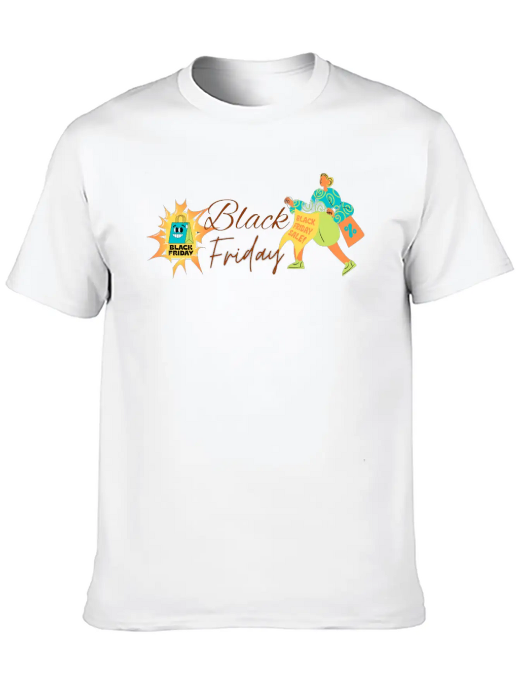 BLACK FRIDAY Breathable Graphic T-Shirt – Perfect For Casual Days