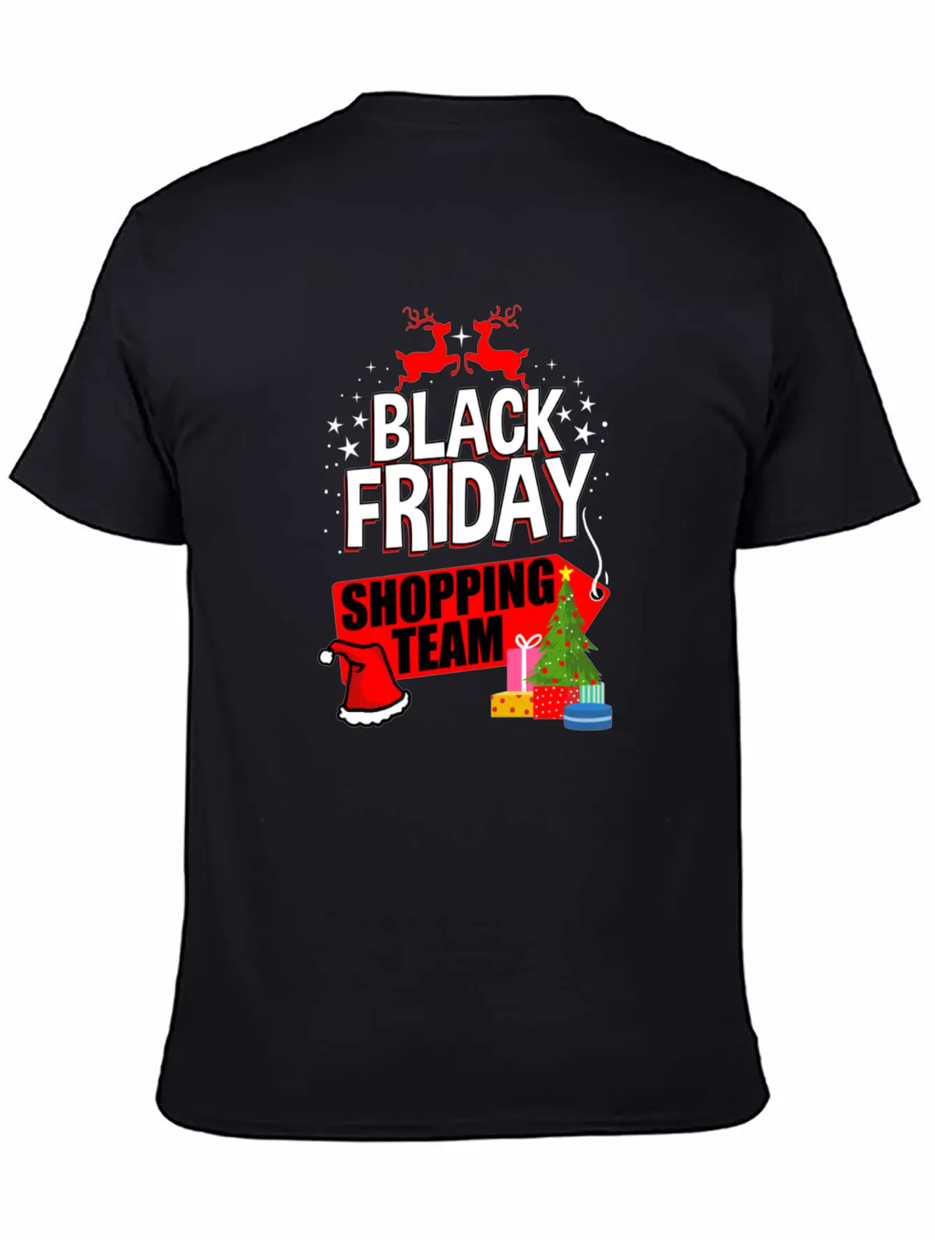 Black Friday Shopping Team For Black Friday Basic Graphic T-Shirt – Daily Comfort In Soft Cotton