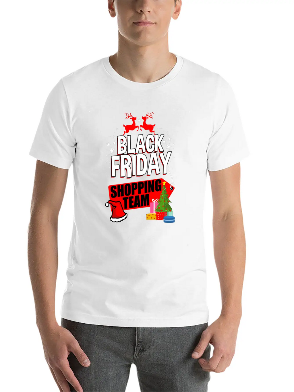 Black Friday Shopping Team For Black Friday Basic Graphic T-Shirt – Daily Comfort In Soft Cotton