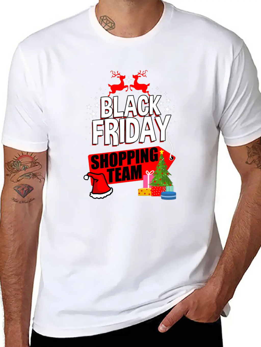Black Friday Shopping Team For Black Friday Basic Graphic T-Shirt – Daily Comfort In Soft Cotton