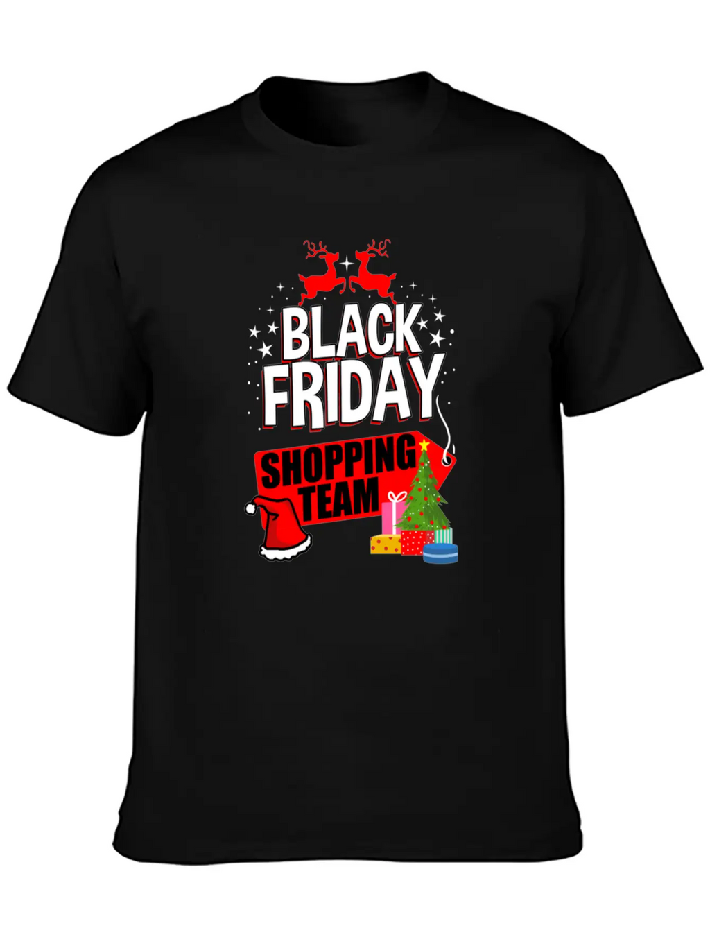 Black Friday Shopping Team For Black Friday Basic Graphic T-Shirt – Daily Comfort In Soft Cotton