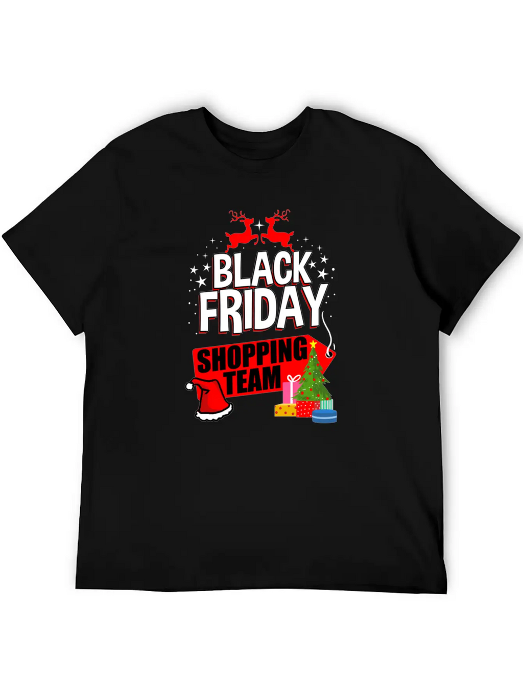 Black Friday Shopping Team For Black Friday Basic Graphic T-Shirt – Daily Comfort In Soft Cotton