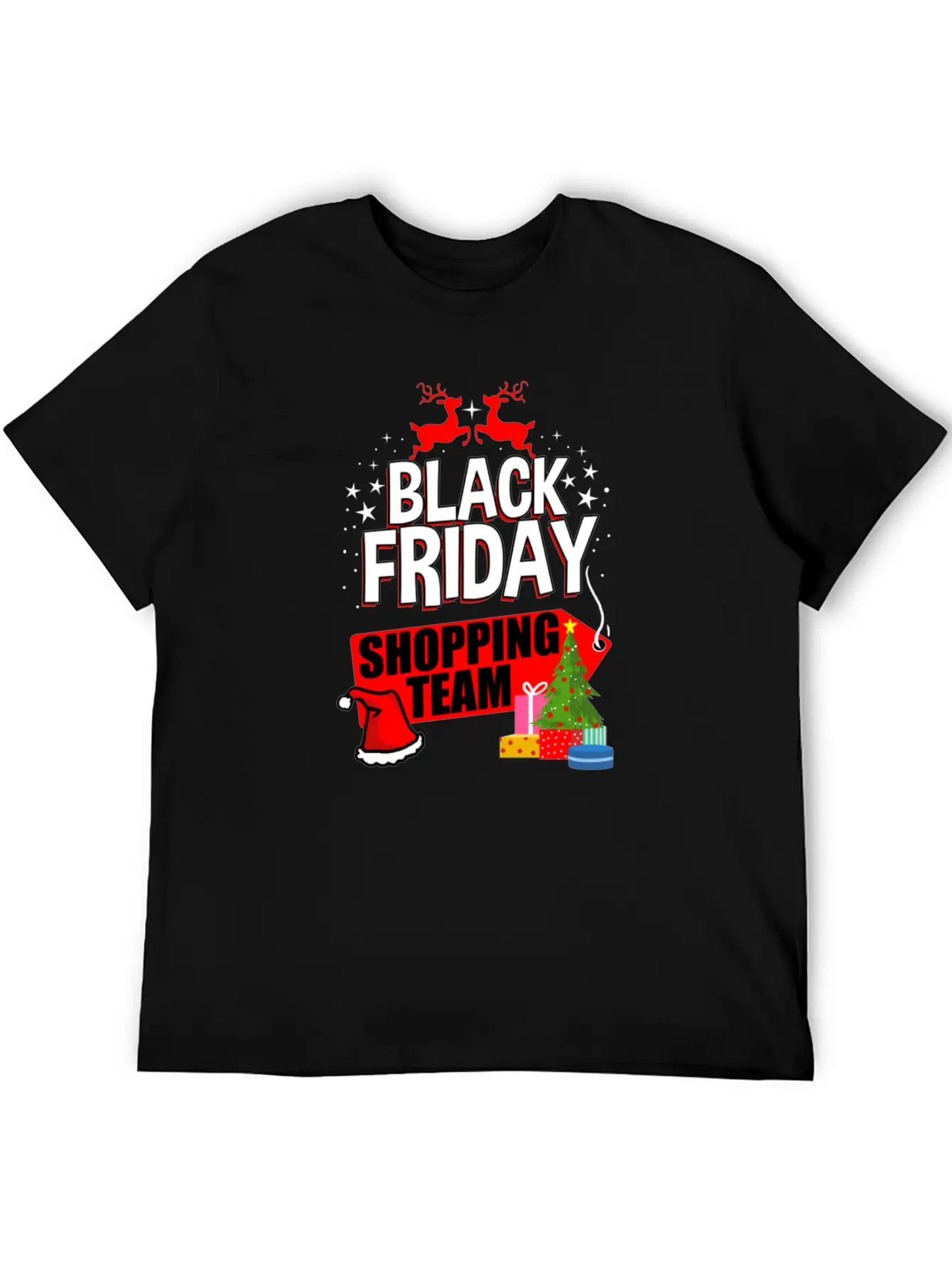 Black Friday Shopping Team For Black Friday Basic Graphic T-Shirt – Daily Comfort In Soft Cotton