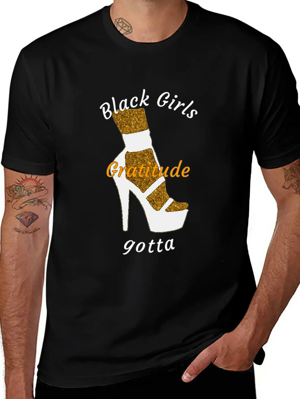 Black Girls Gotta Gratitude Essential Cotton Tee For Daily Outfits – Unisex Style